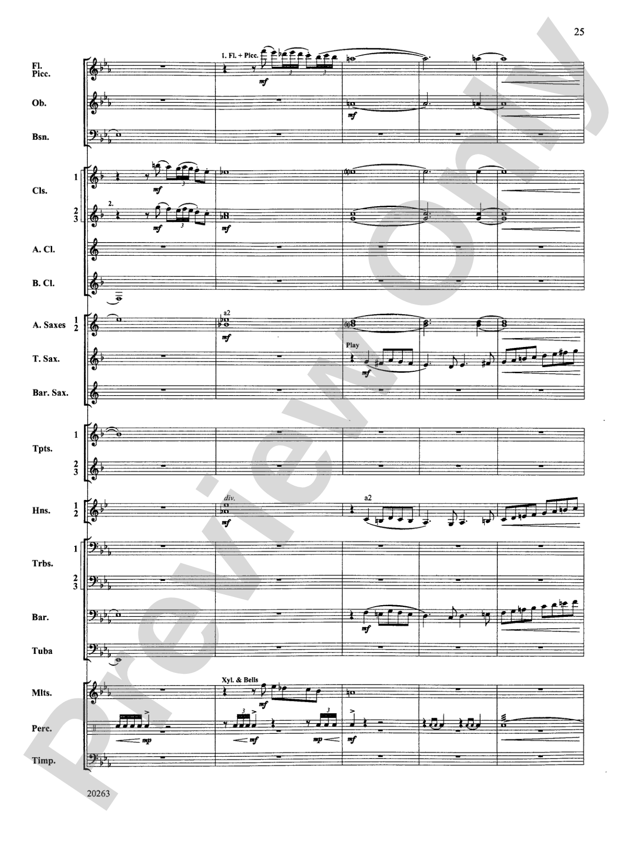 A Simple Celebration: Concert Band Conductor Score & Parts