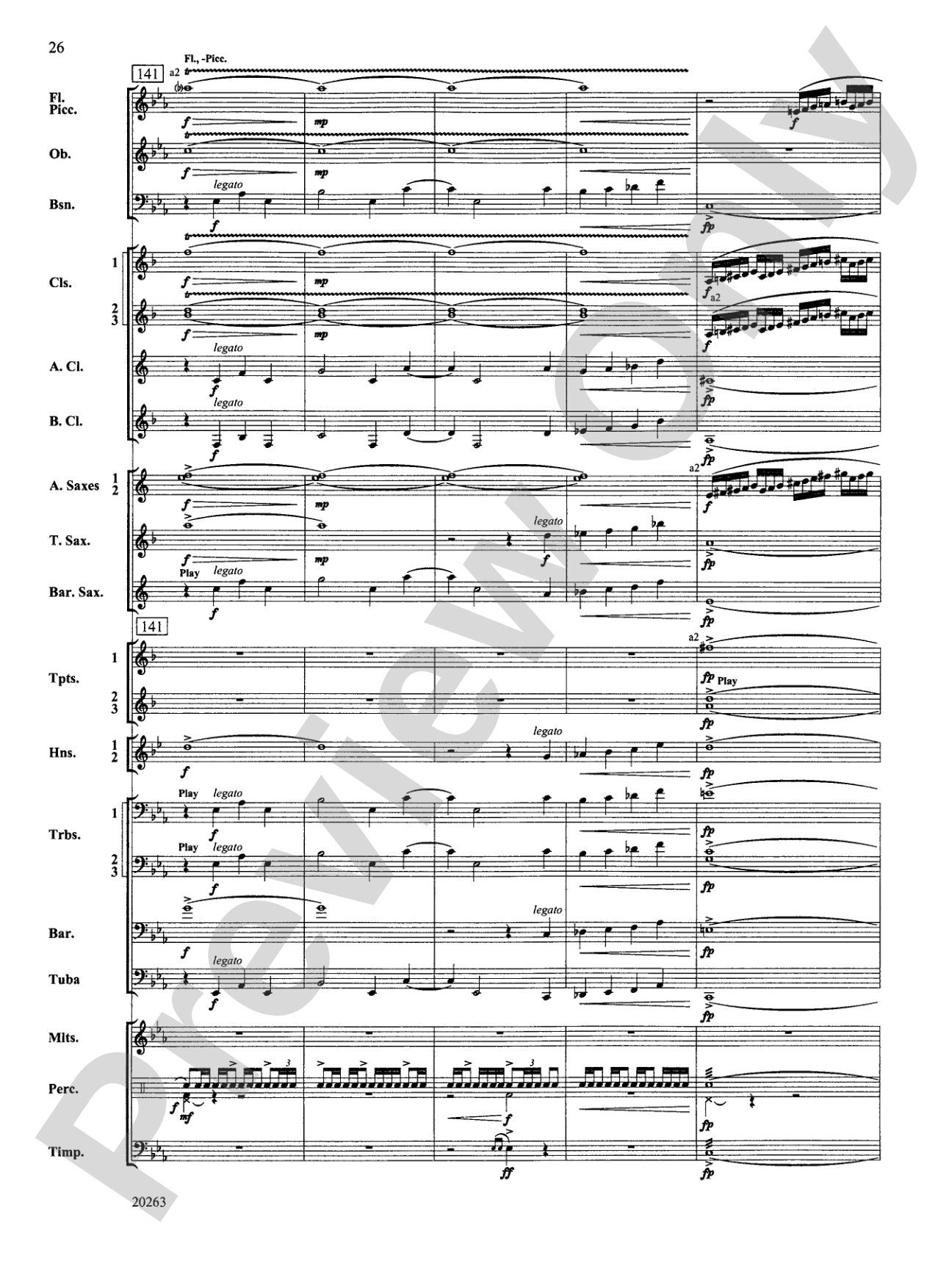 A Simple Celebration: Concert Band Conductor Score & Parts