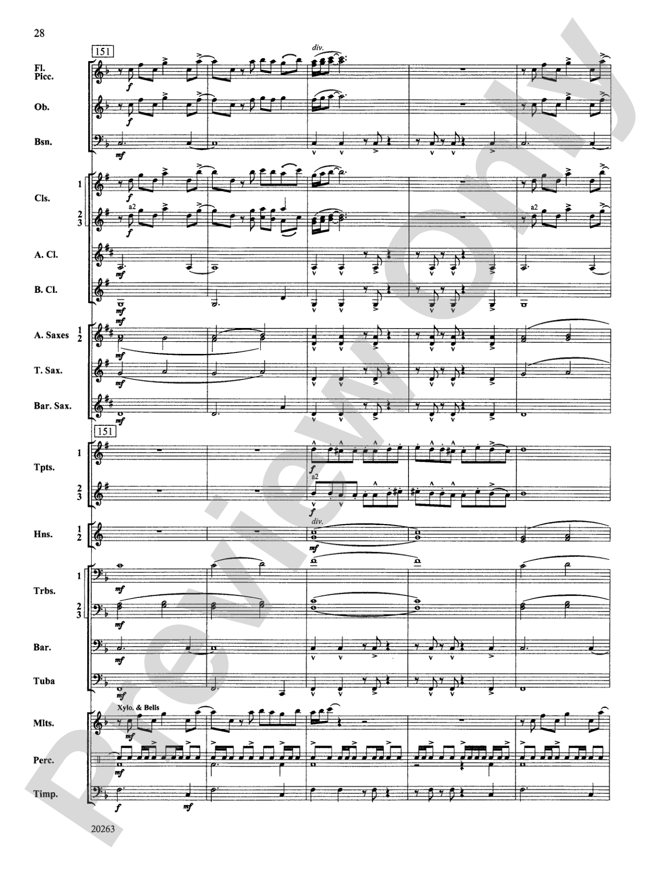 A Simple Celebration: Concert Band Conductor Score & Parts