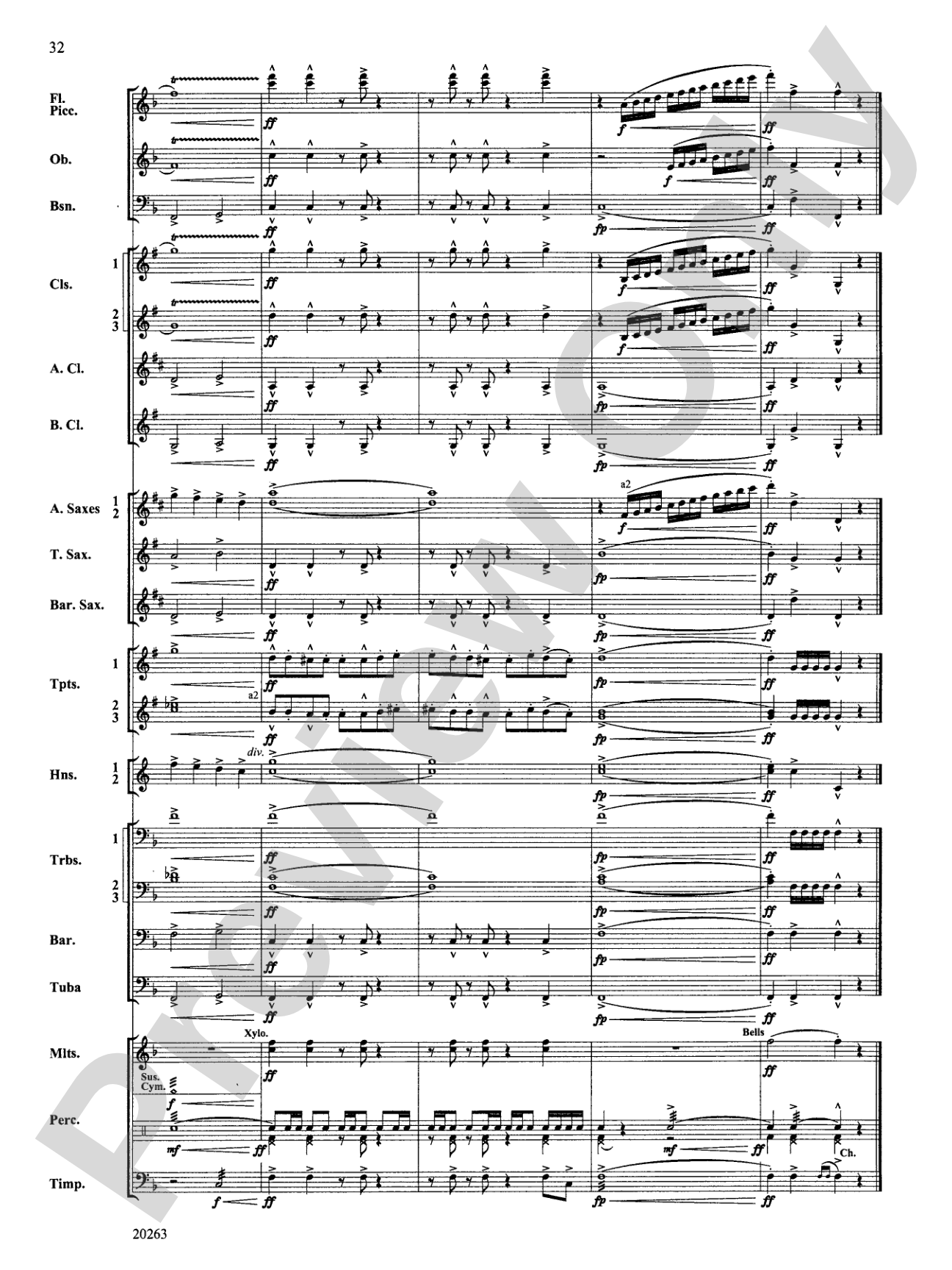 A Simple Celebration: Concert Band Conductor Score & Parts