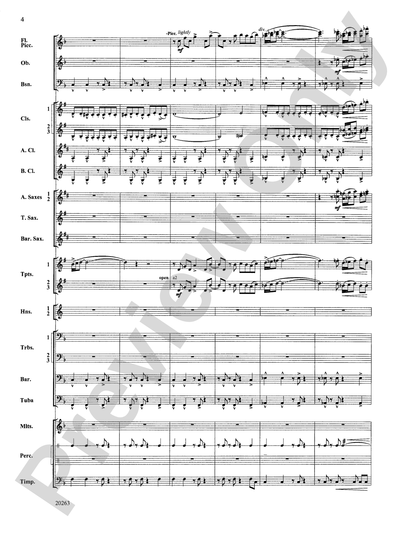 A Simple Celebration: Concert Band Conductor Score & Parts