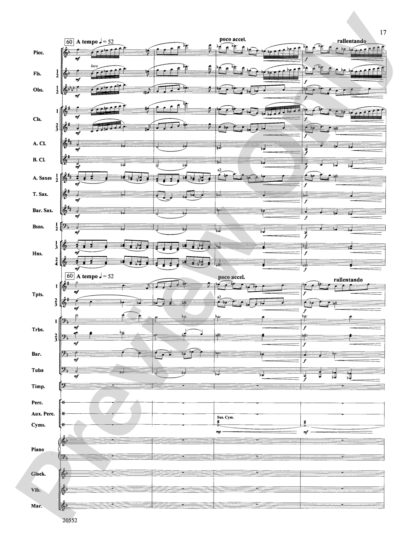 Chiaroscuro: Concert Band Conductor Score & Parts