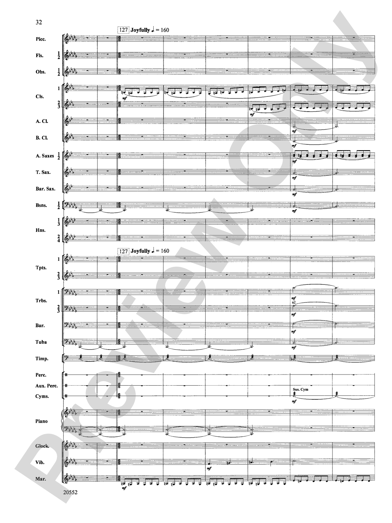 Chiaroscuro: Concert Band Conductor Score & Parts