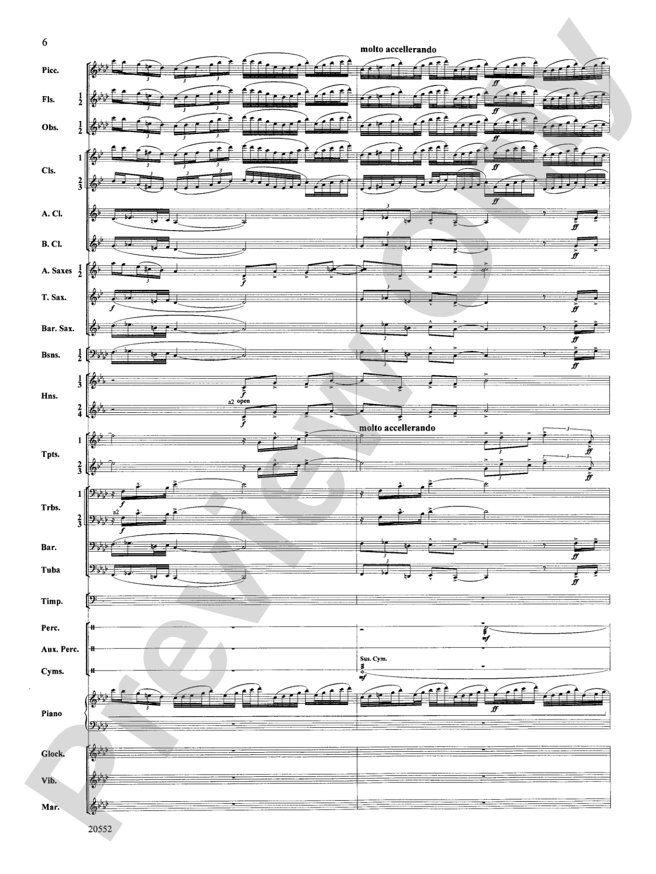 Chiaroscuro: Concert Band Conductor Score & Parts