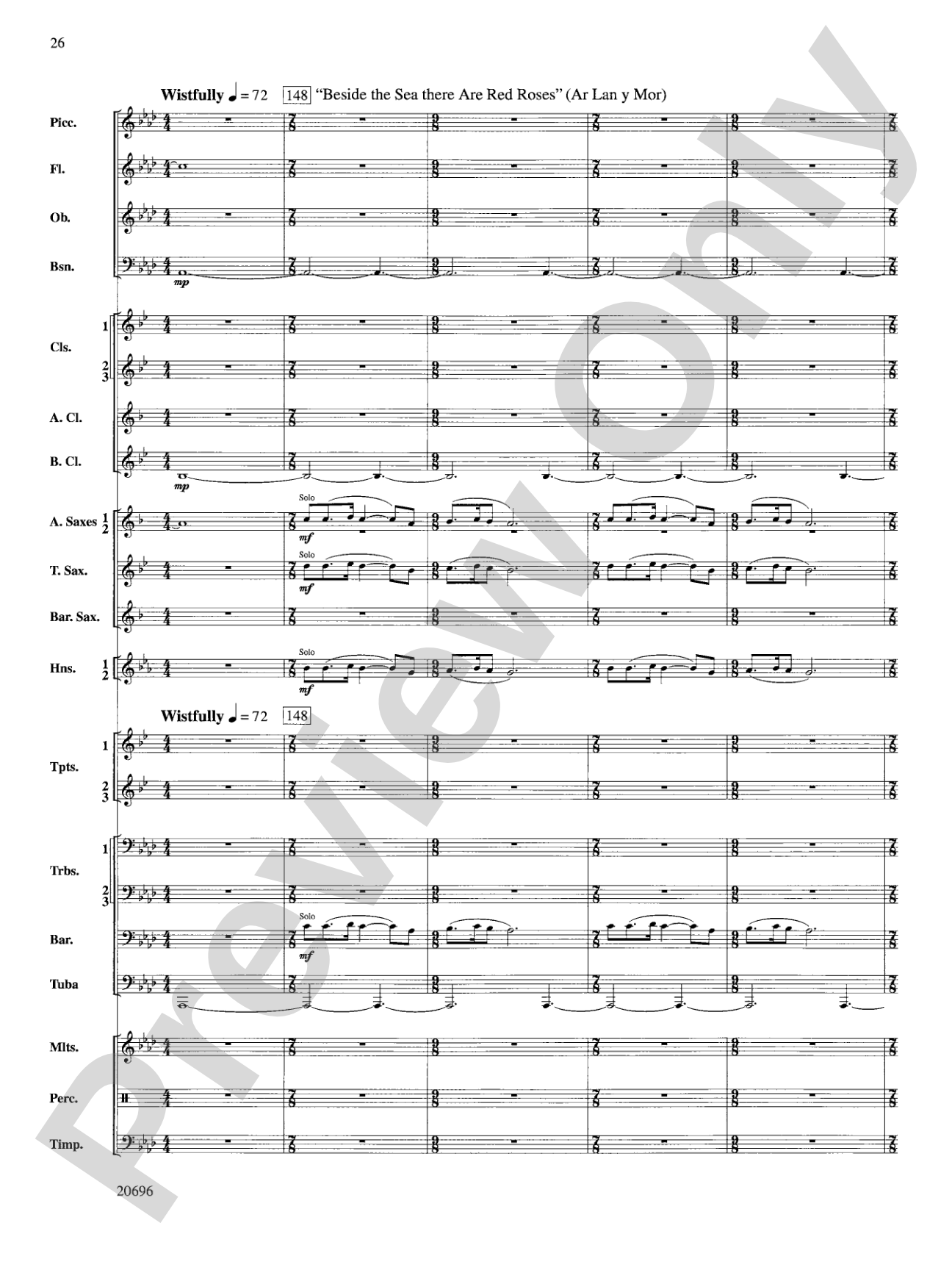 Welsh Ayres & Dances: Concert Band Conductor Score & Parts