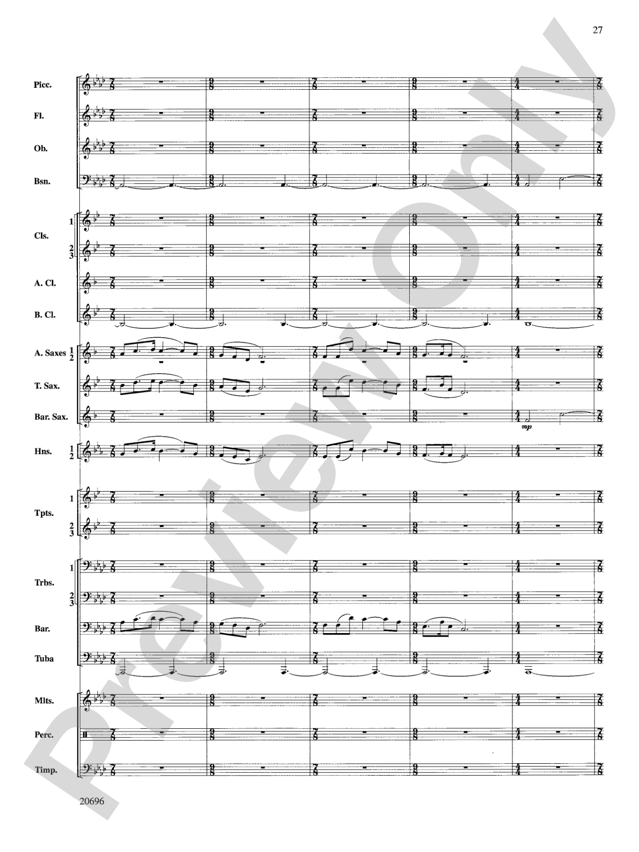 Welsh Ayres & Dances: Concert Band Conductor Score & Parts