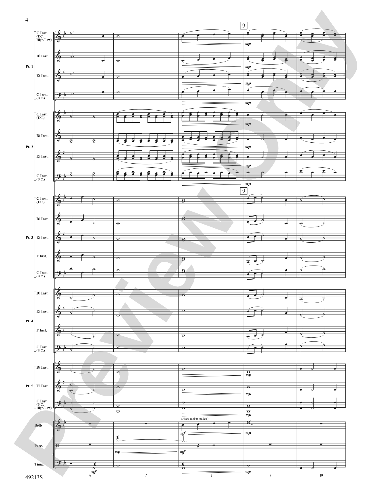 As Twilight Falls: Flexible Band/String Ensemble Score & Parts