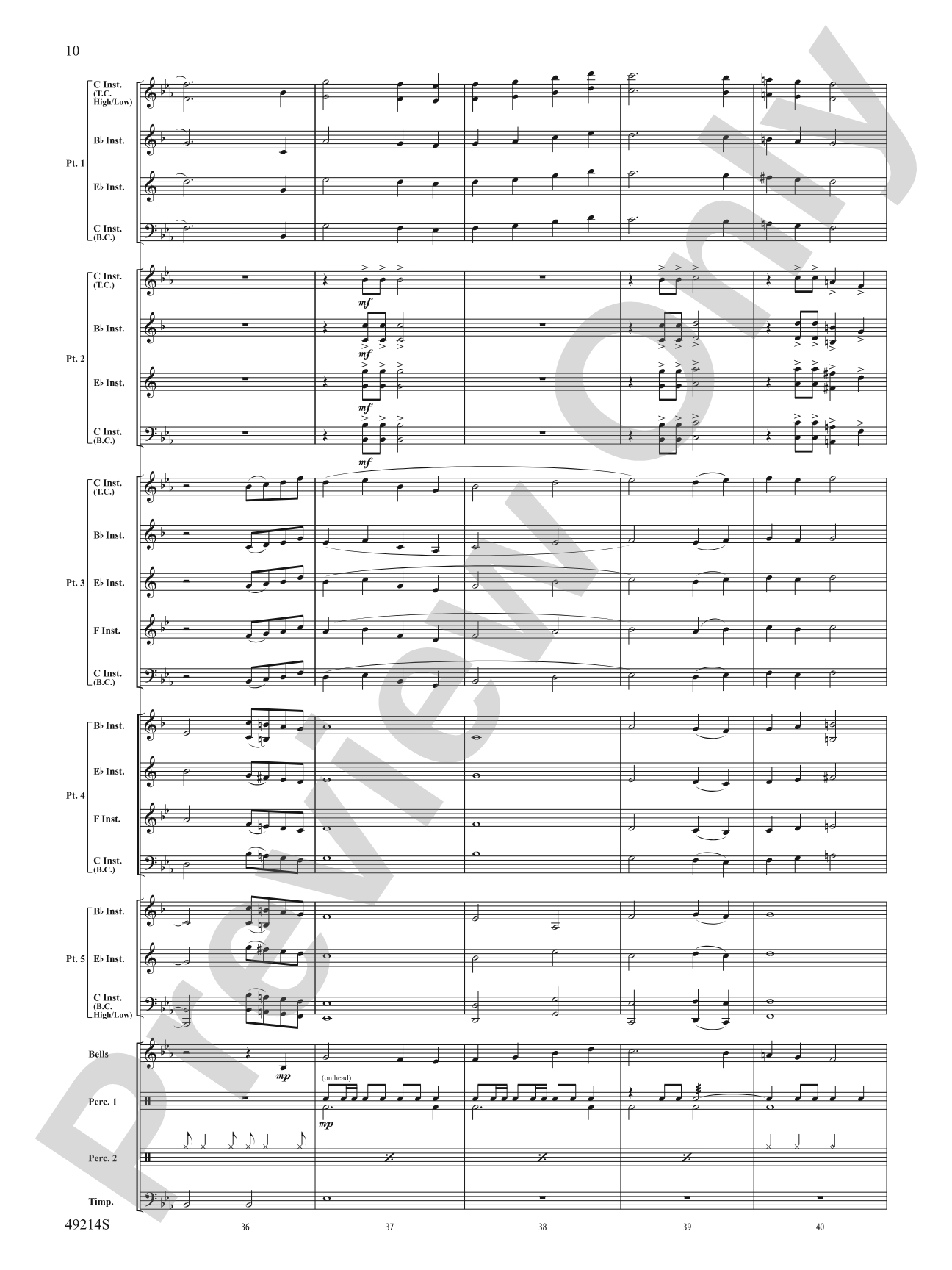 Air Force One: Flexible Band/String Ensemble Score & Parts