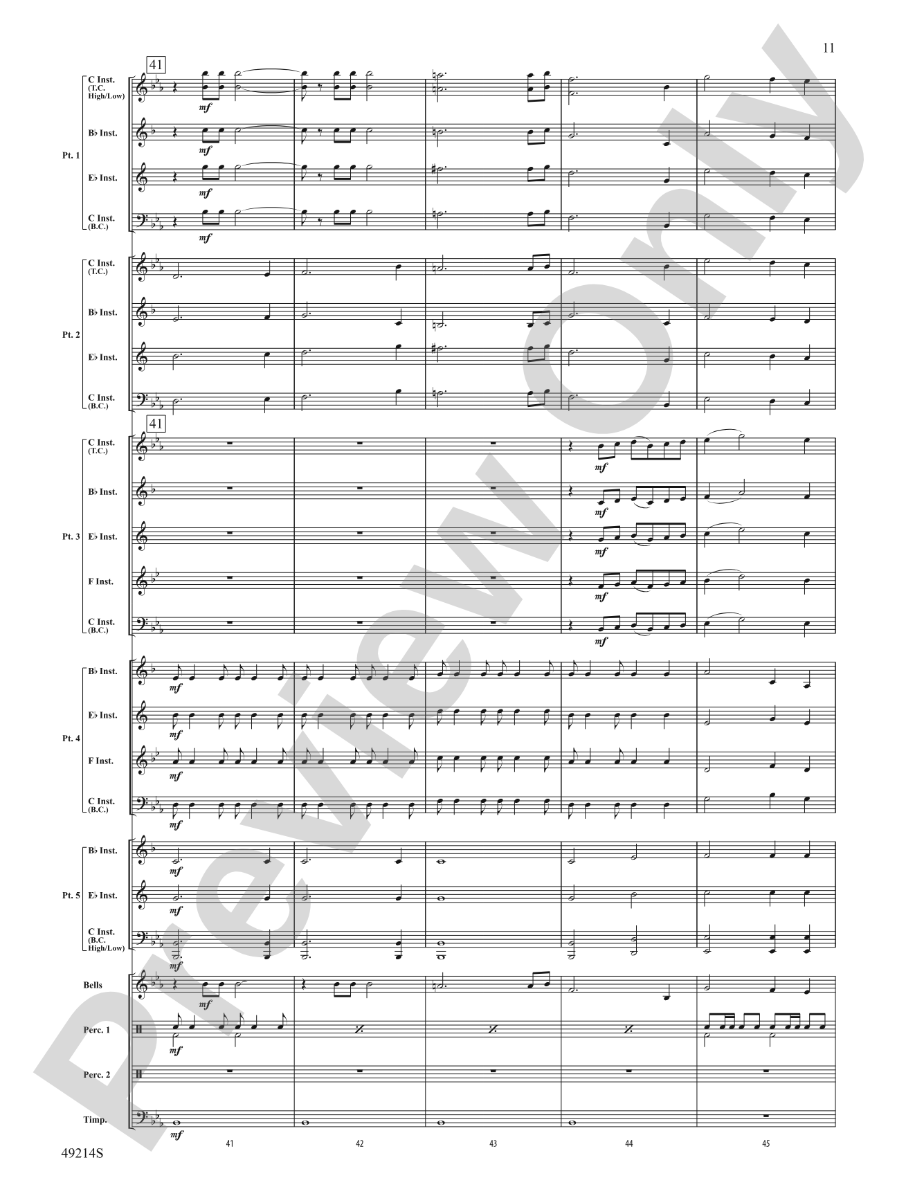 Air Force One: Flexible Band/String Ensemble Score & Parts