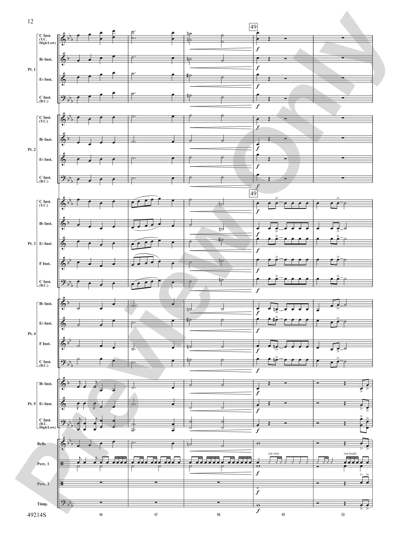 Air Force One: Flexible Band/String Ensemble Score & Parts