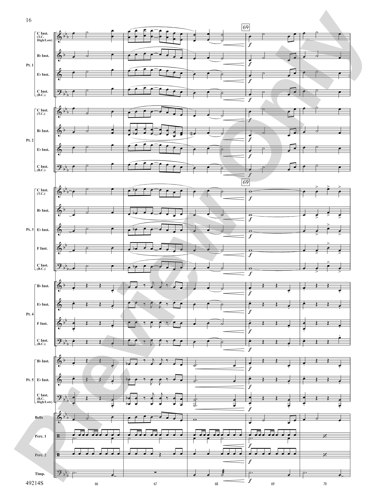 Air Force One: Flexible Band/String Ensemble Score & Parts
