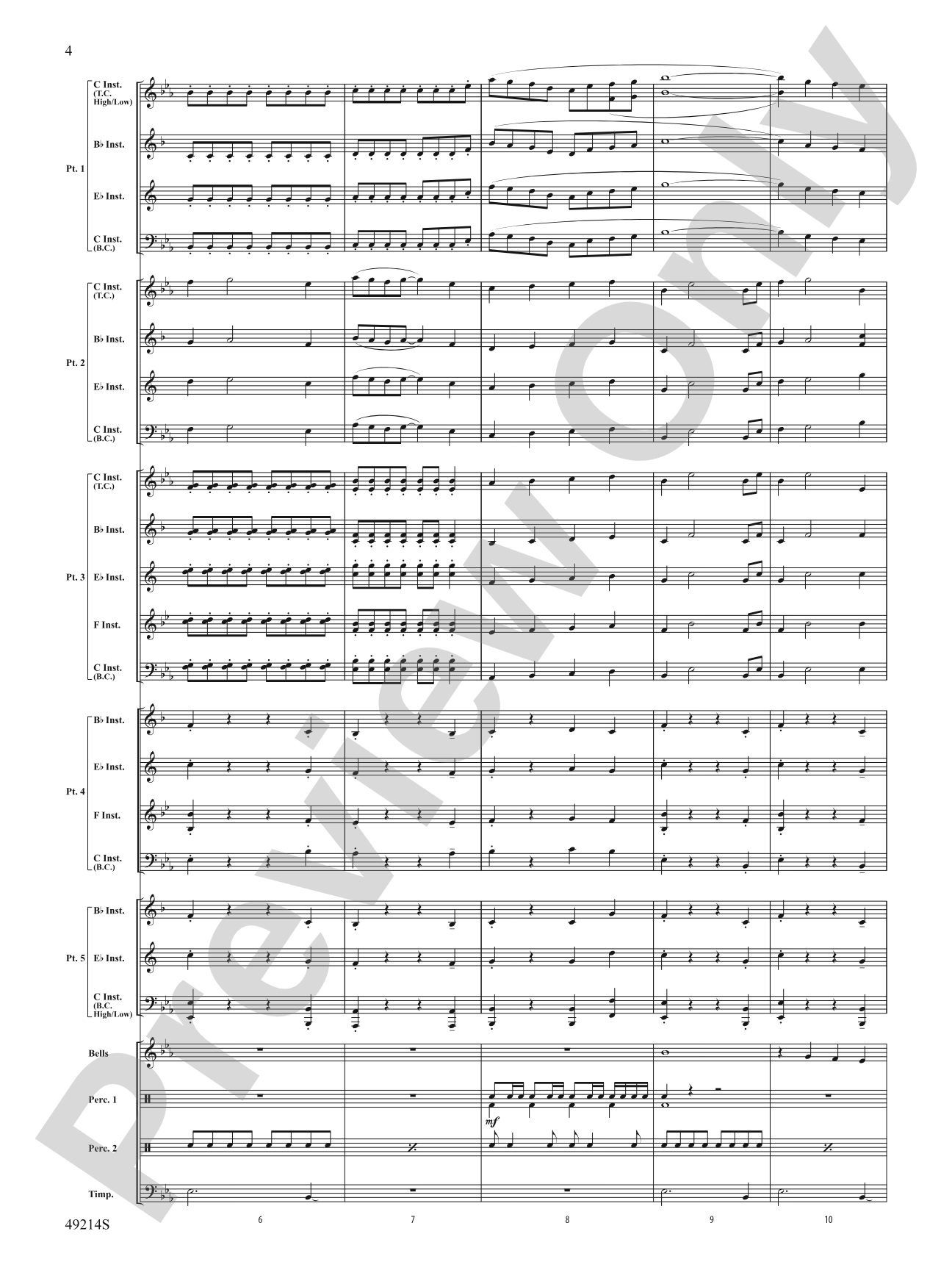 Air Force One: Flexible Band/String Ensemble Score & Parts