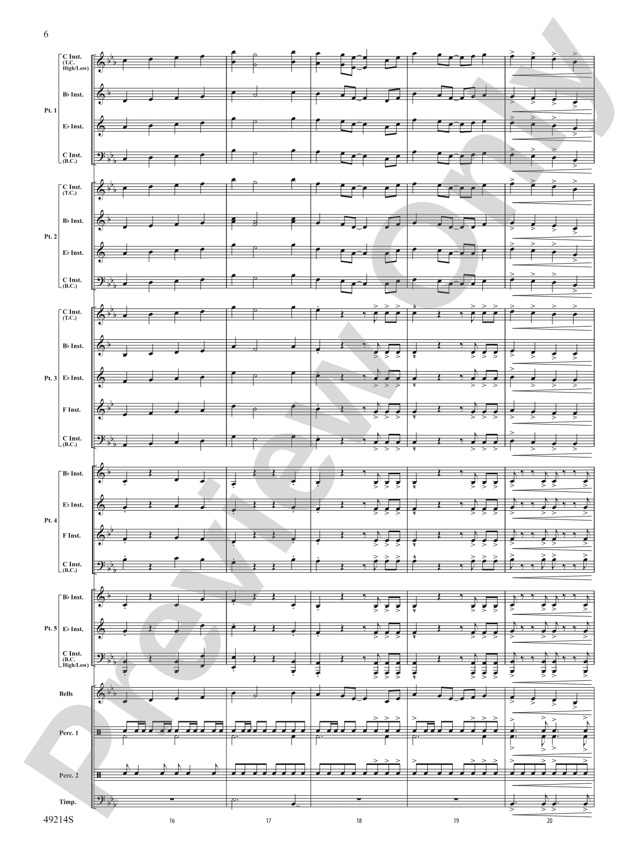 Air Force One: Flexible Band/String Ensemble Score & Parts