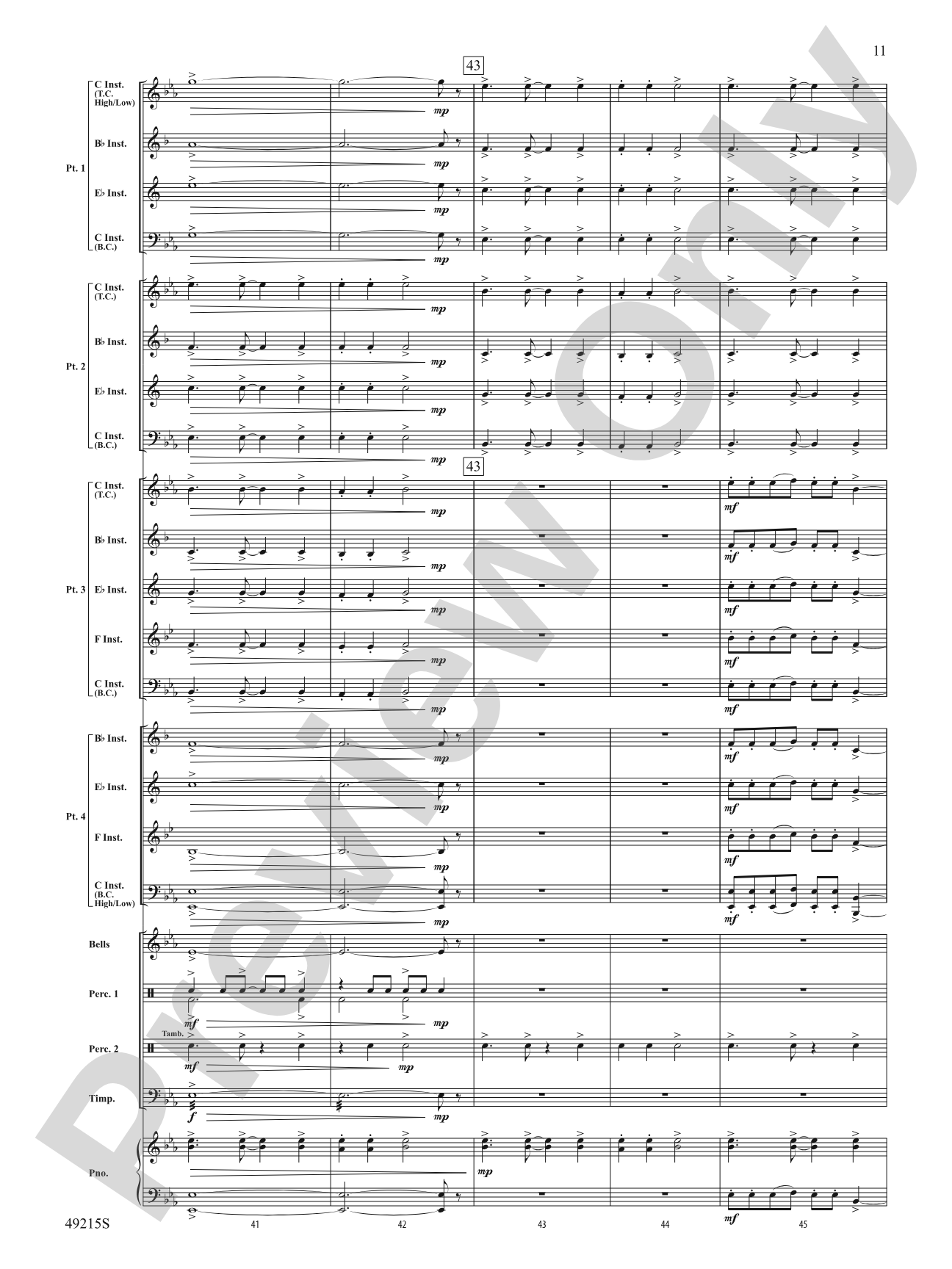 At the Feast of Stephen: Flexible Band/String Ensemble Score & Parts