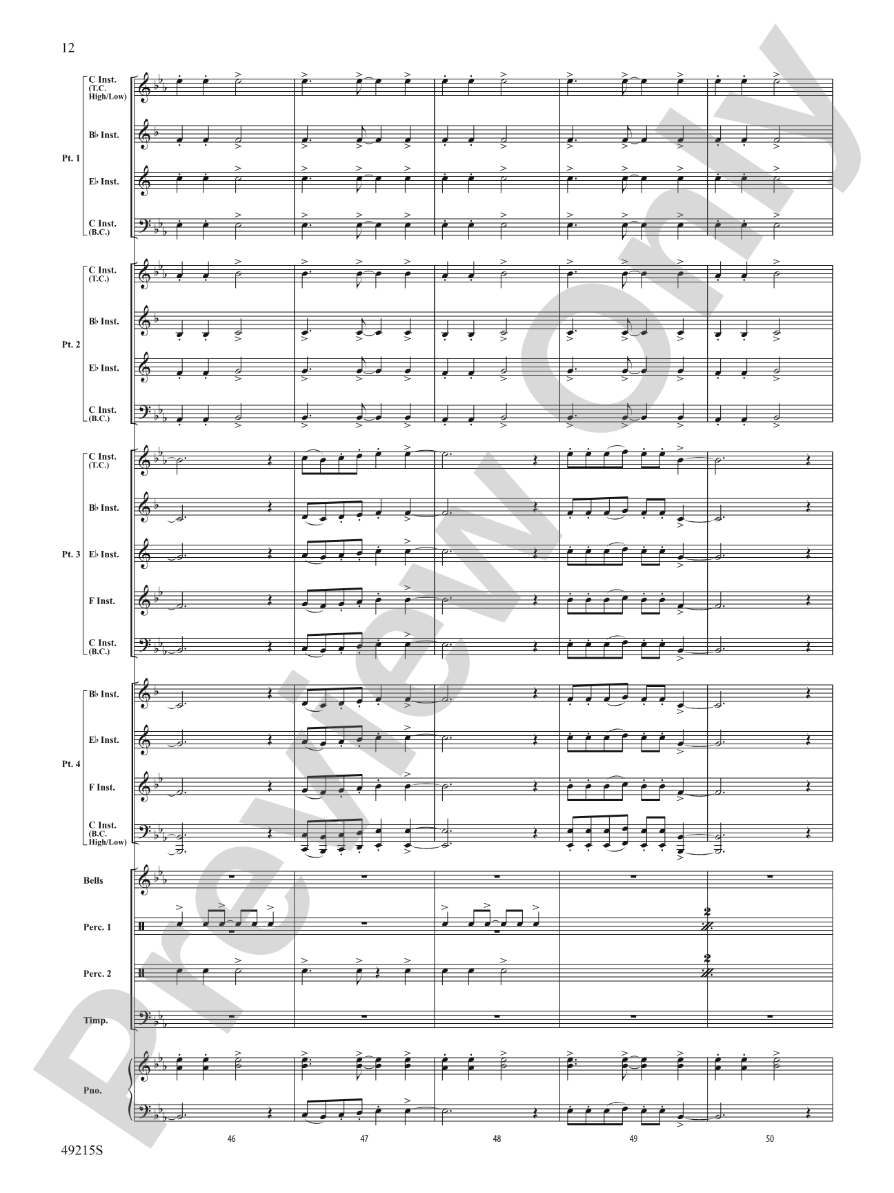 At the Feast of Stephen: Flexible Band/String Ensemble Score & Parts