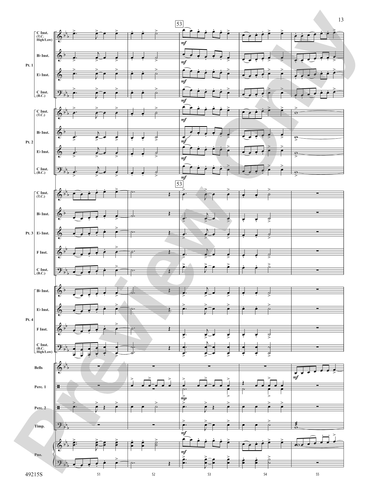 At the Feast of Stephen: Flexible Band/String Ensemble Score & Parts
