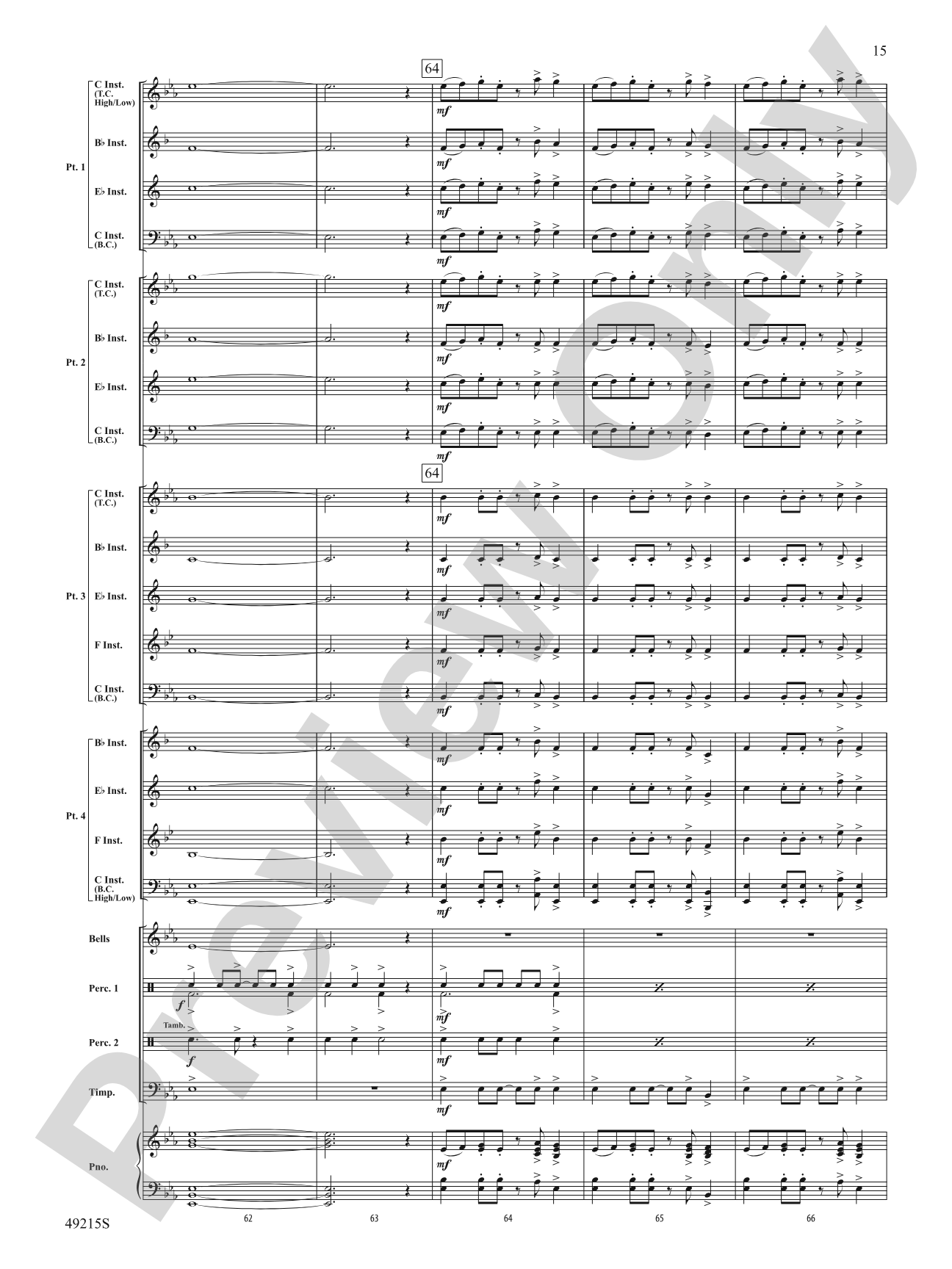 At the Feast of Stephen: Flexible Band/String Ensemble Score & Parts