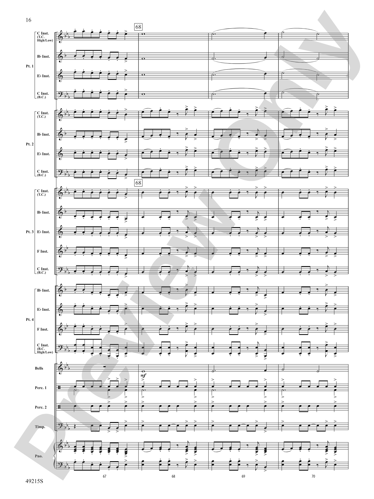 At the Feast of Stephen: Flexible Band/String Ensemble Score & Parts