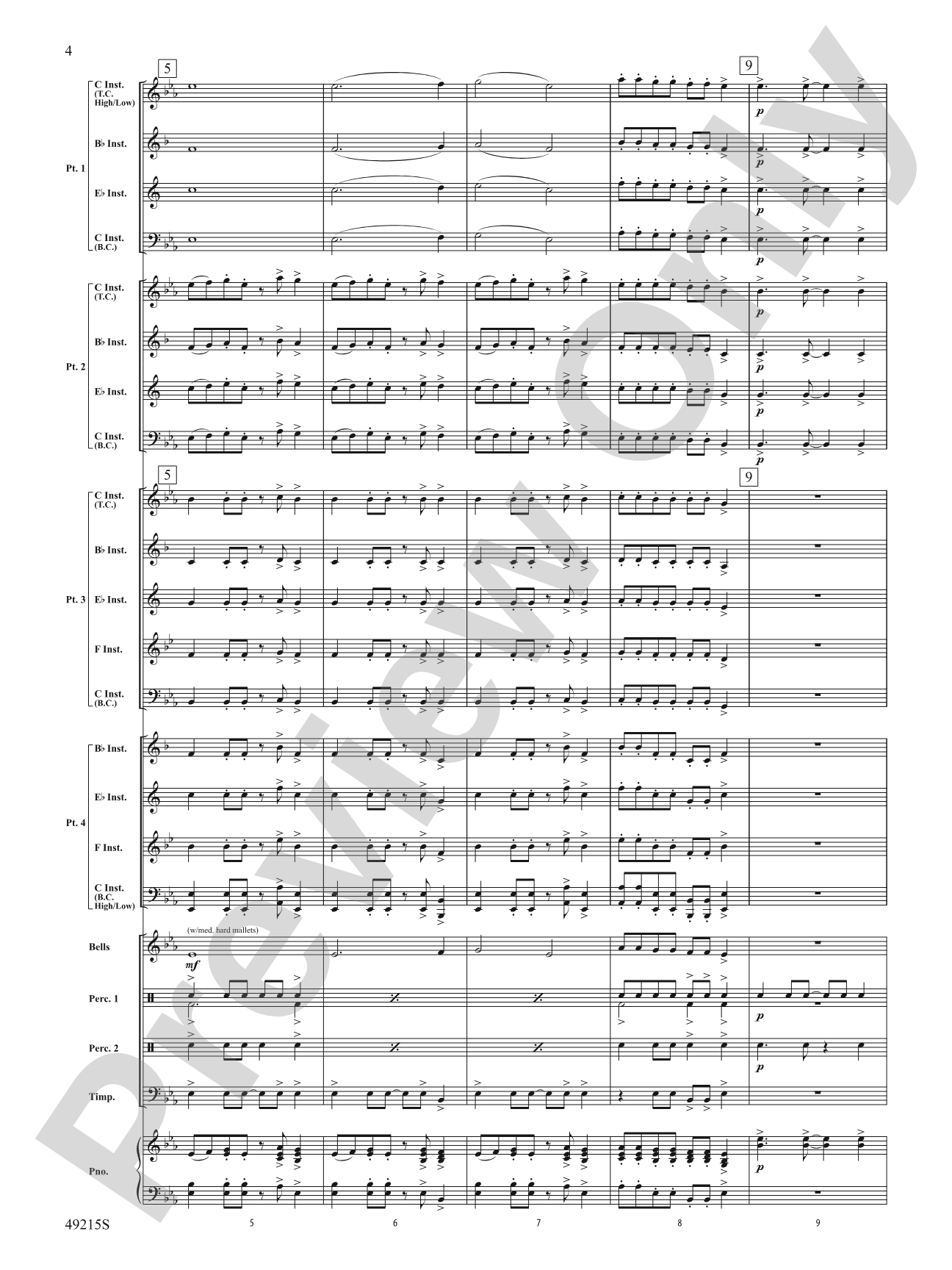 At the Feast of Stephen: Flexible Band/String Ensemble Score & Parts
