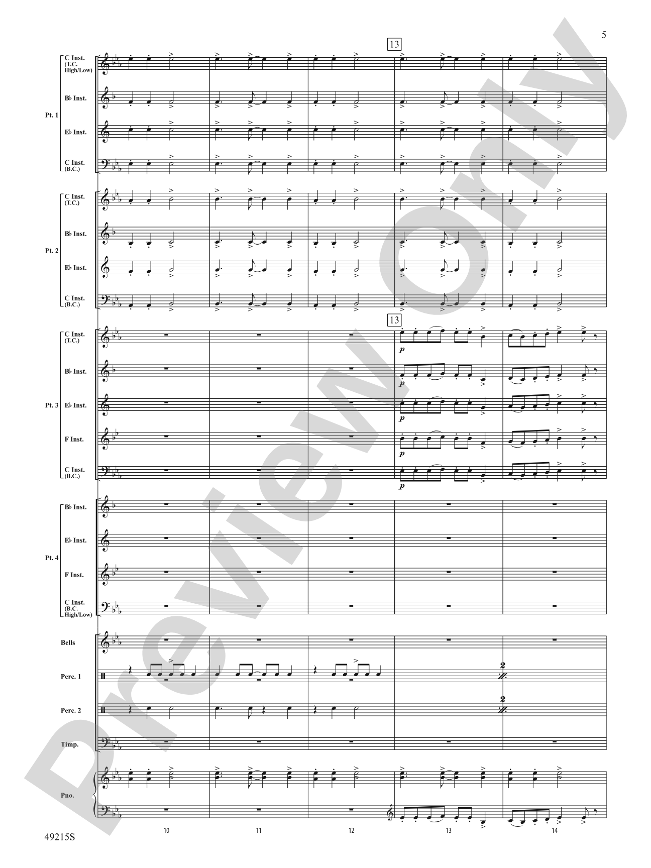 At the Feast of Stephen: Flexible Band/String Ensemble Score & Parts