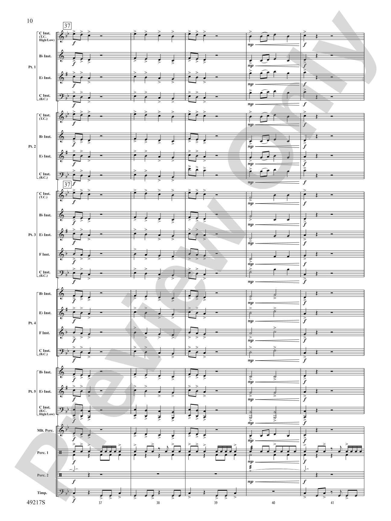 Dark Adventure: Flexible Band/String Ensemble Score & Parts