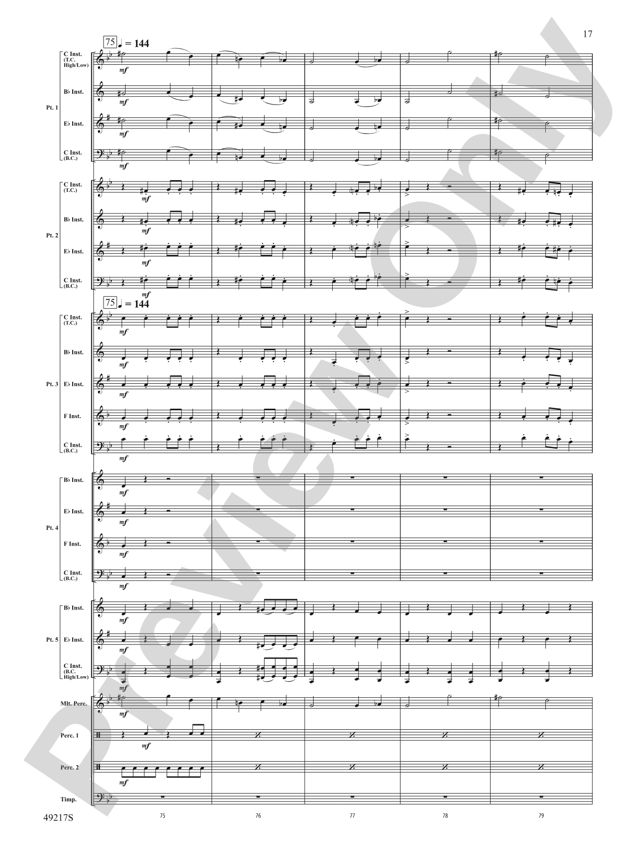 Dark Adventure: Flexible Band/String Ensemble Score & Parts