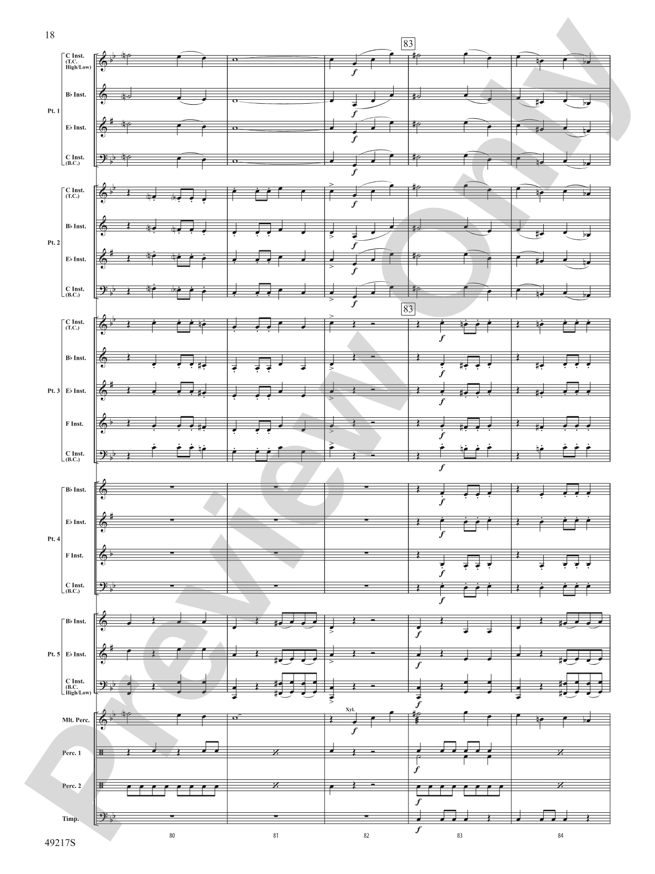 Dark Adventure: Flexible Band/String Ensemble Score & Parts