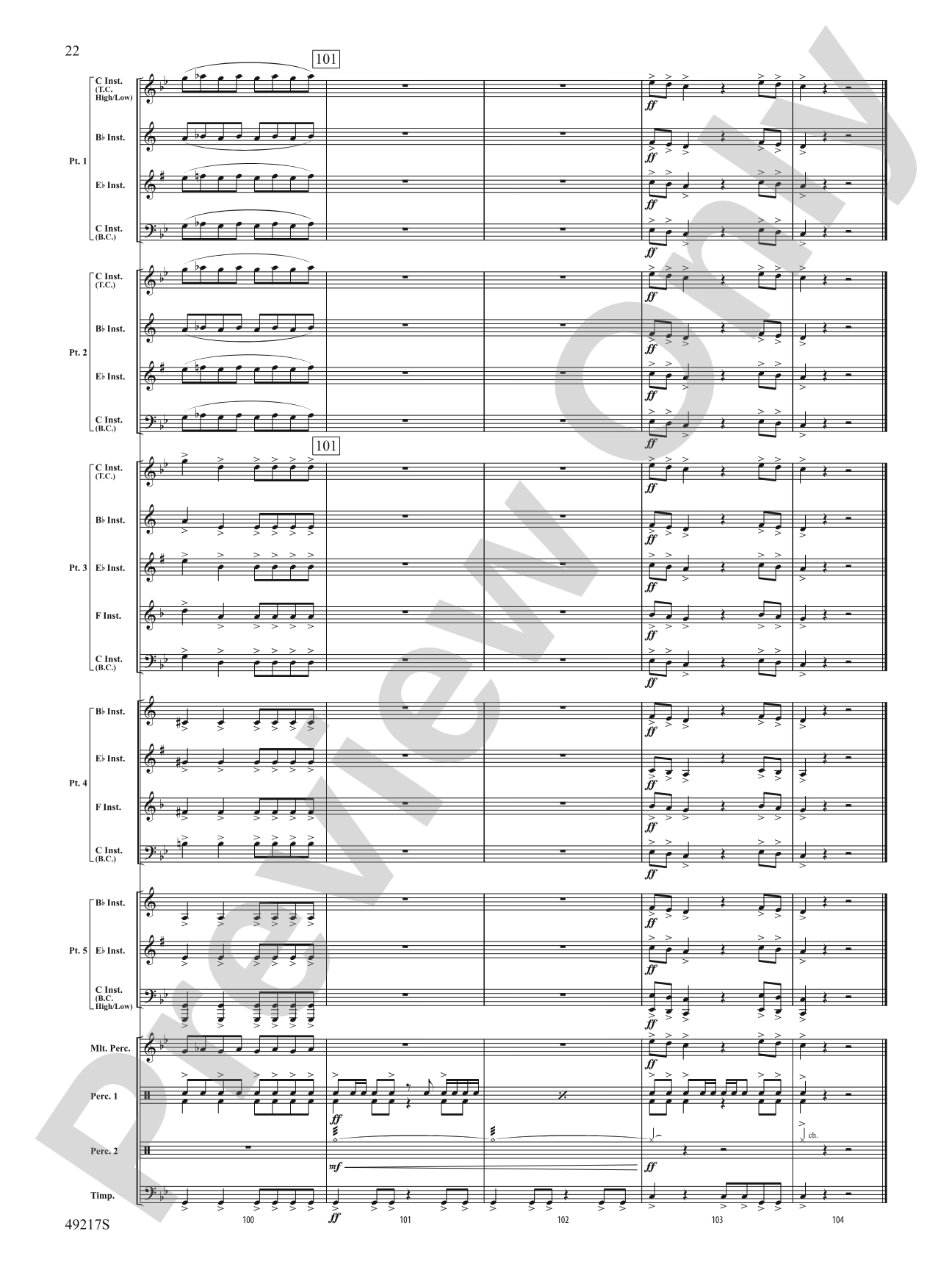 Dark Adventure: Flexible Band/String Ensemble Score & Parts