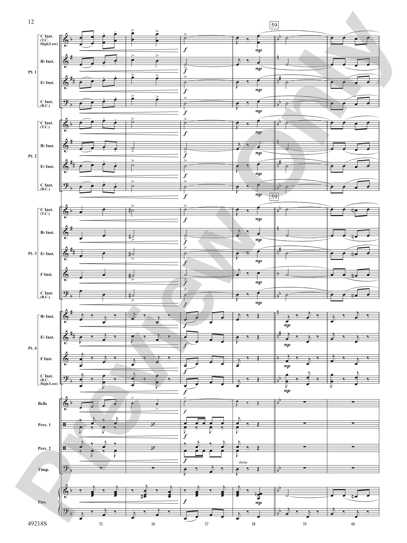 Andalucía: Flexible Band/String Ensemble Score & Parts