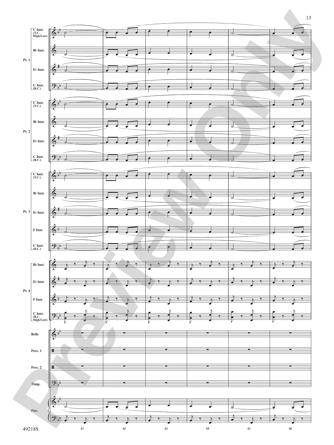 Andalucía: Flexible Band/String Ensemble Score & Parts