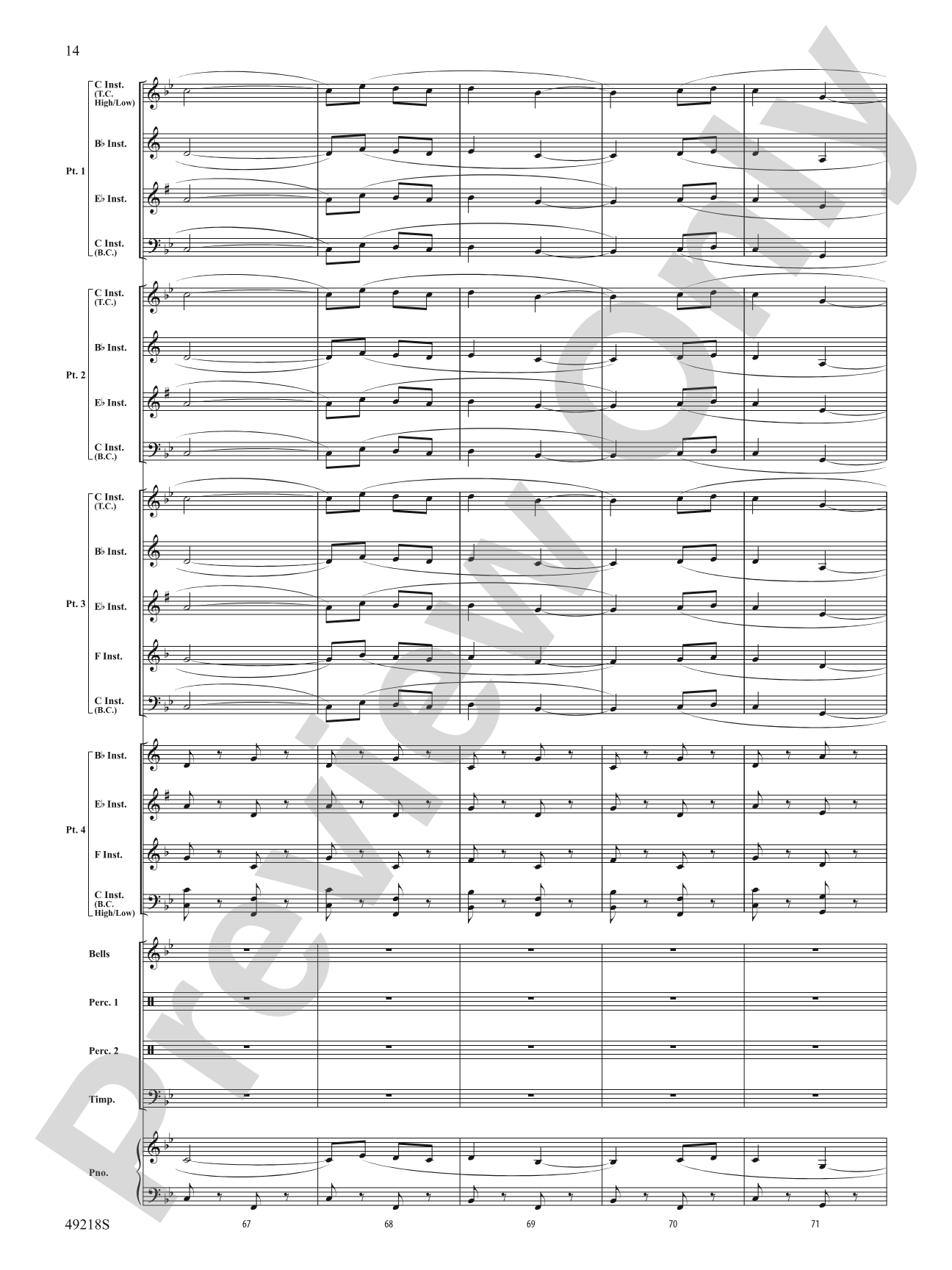 Andalucía: Flexible Band/String Ensemble Score & Parts