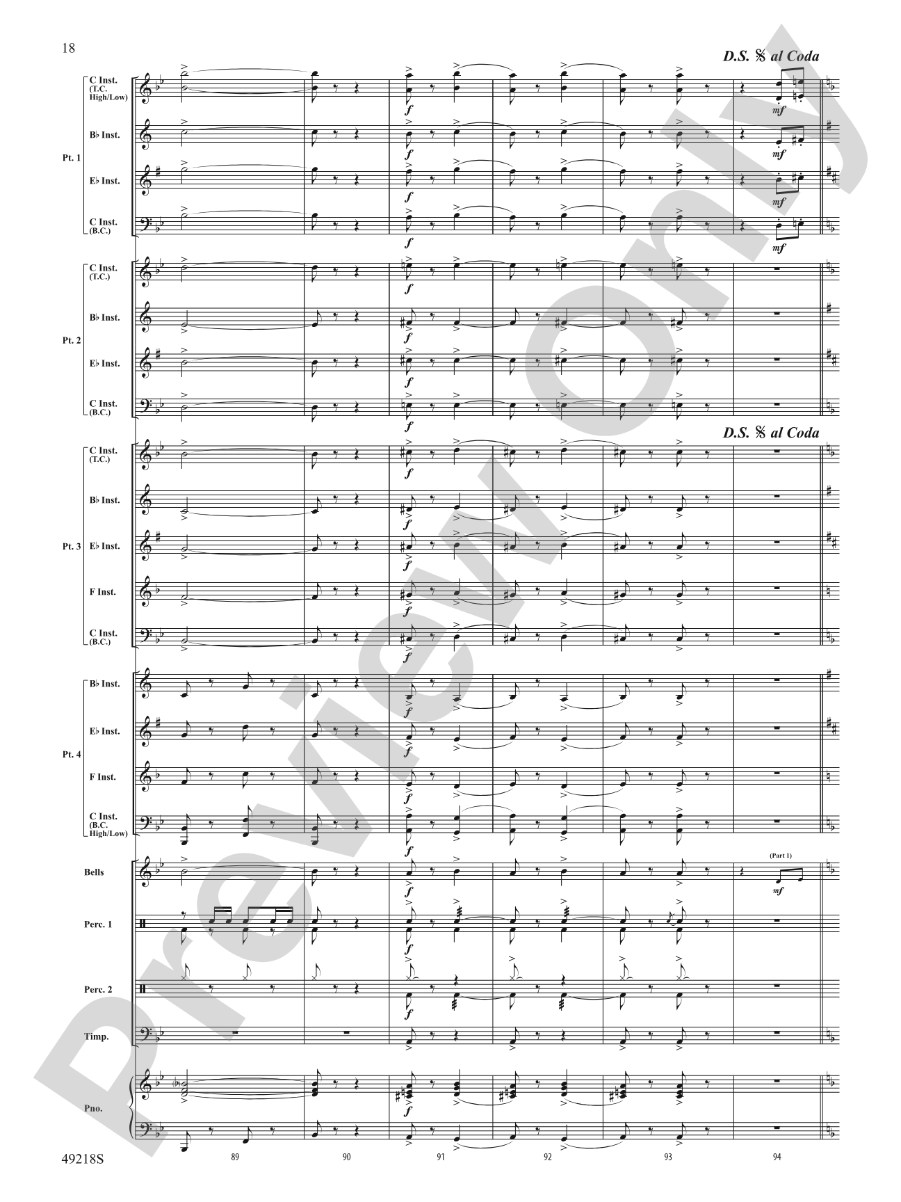 Andalucía: Flexible Band/String Ensemble Score & Parts