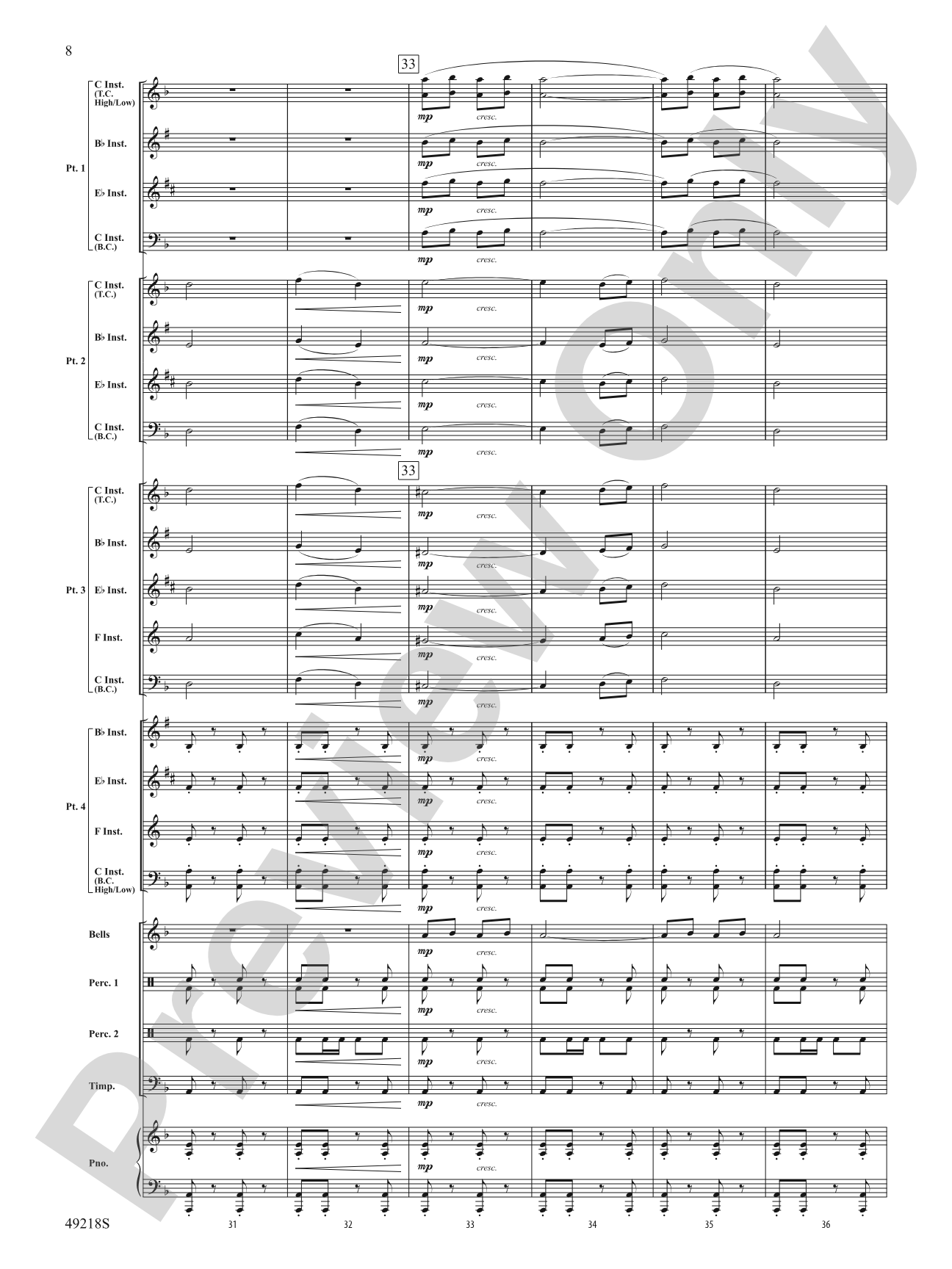 Andalucía: Flexible Band/String Ensemble Score & Parts