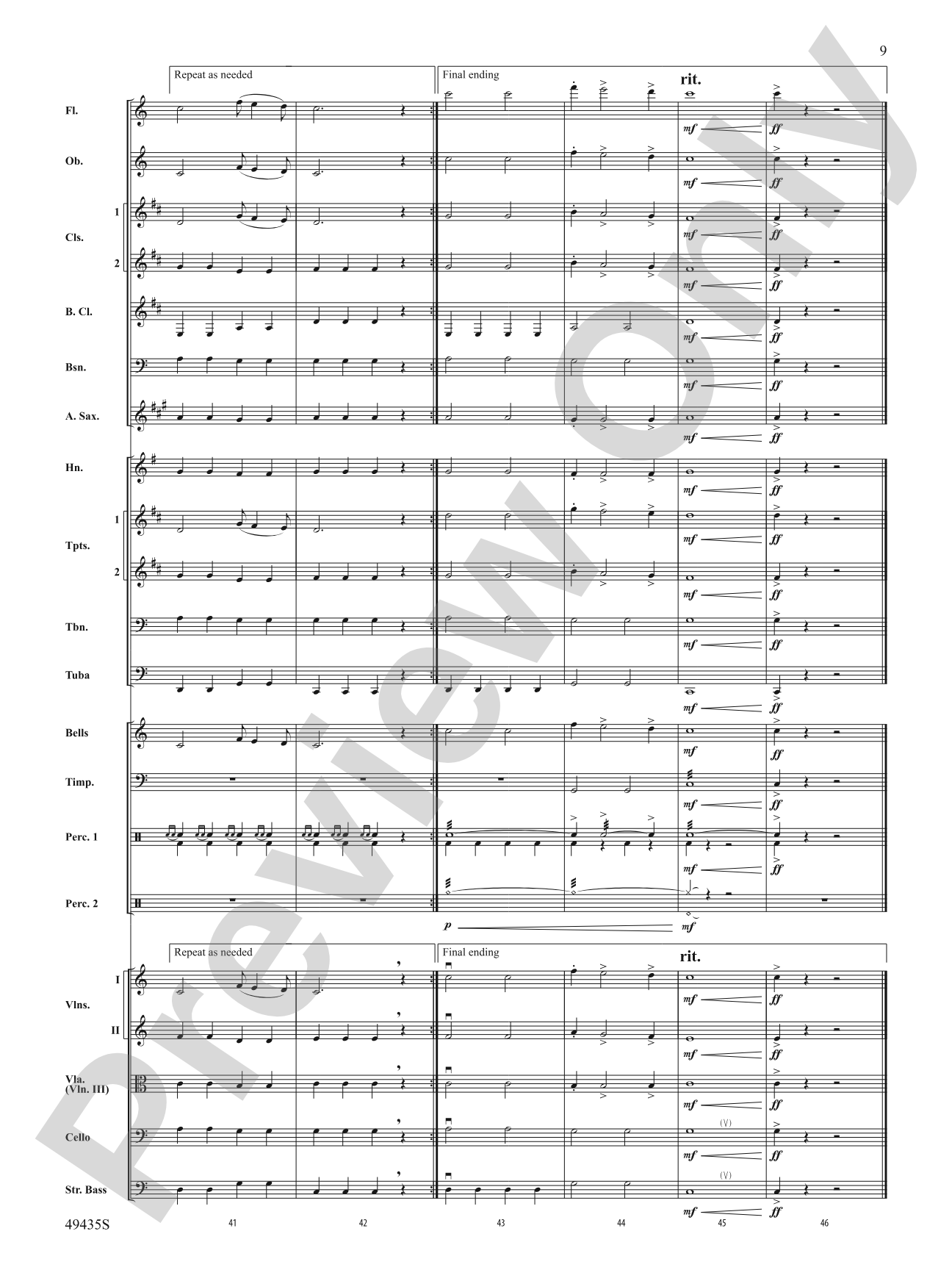 Graduation Suite: String/Full Orchestra Conductor Score & Parts
