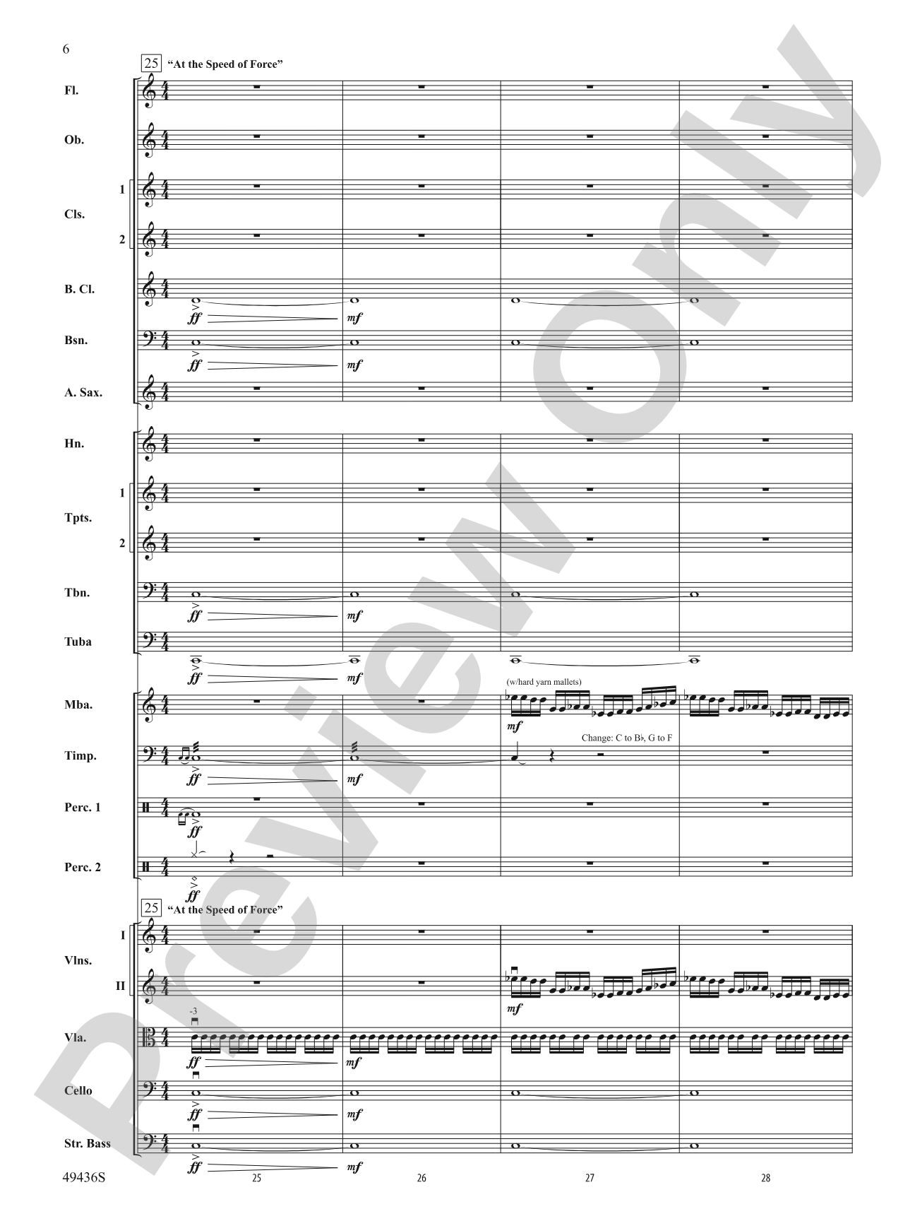 Suite from Zack Snyder's Justice League: Full Orchestra Conductor Score & Parts