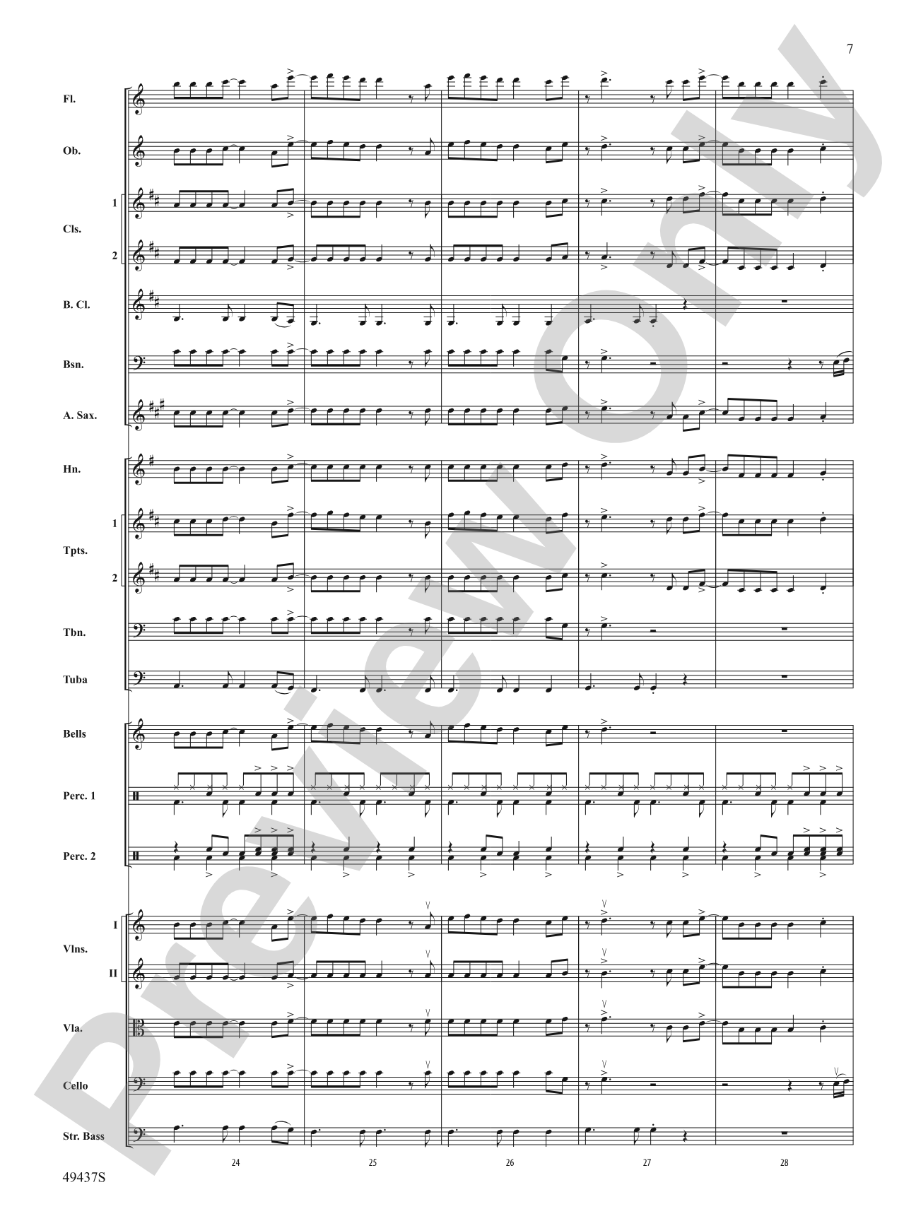 Jonas Brothers in Concert: Full Orchestra Conductor Score & Parts