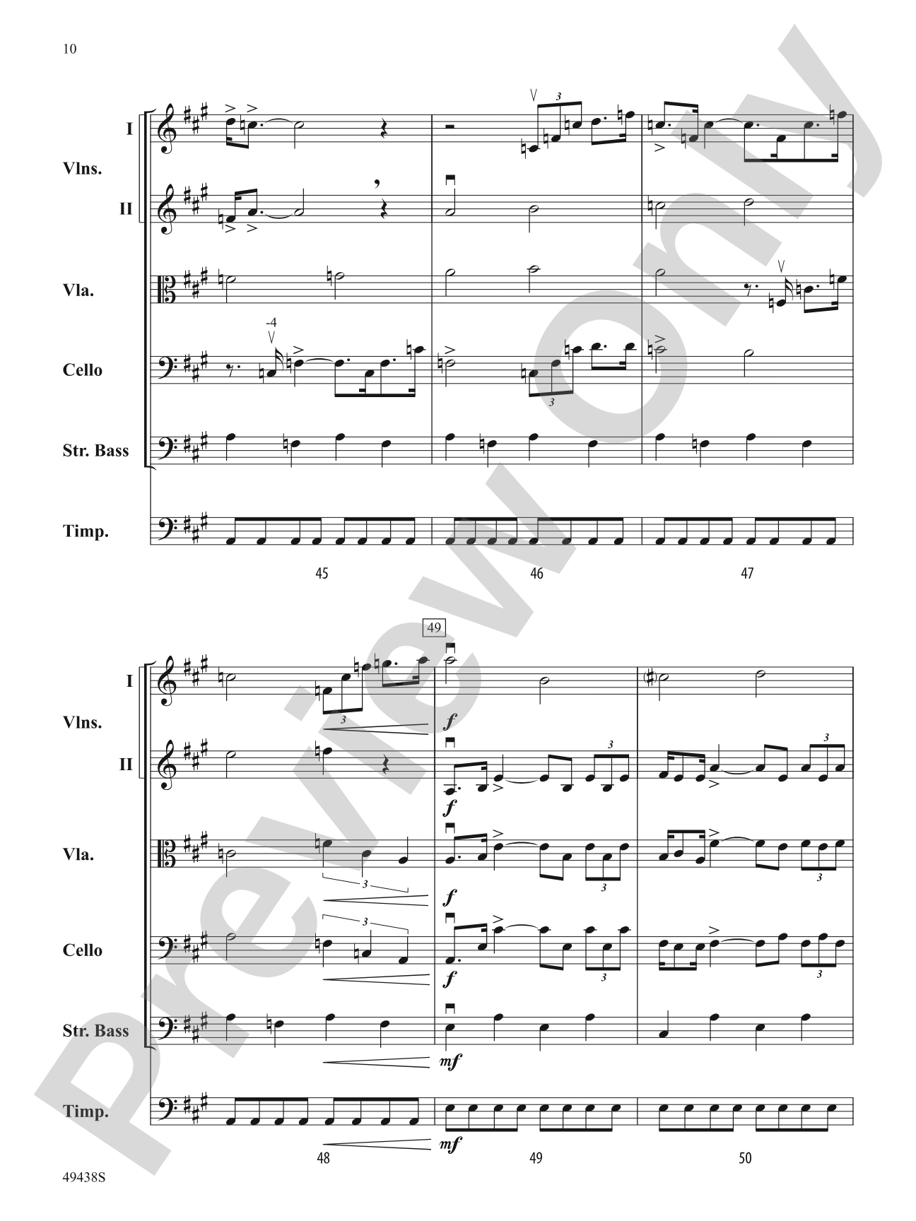 The Pines of the Appian Way: Score