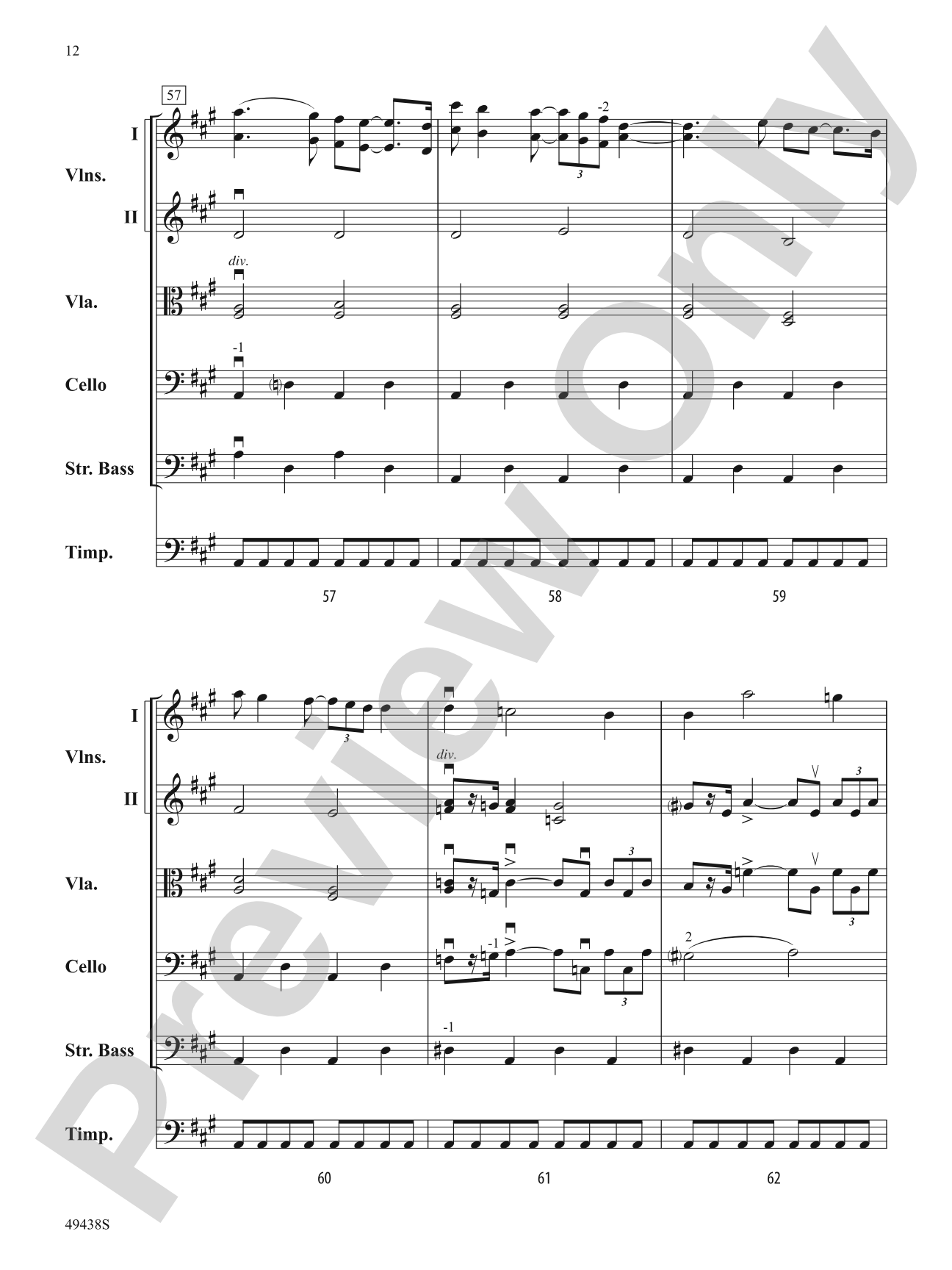 The Pines of the Appian Way: Score