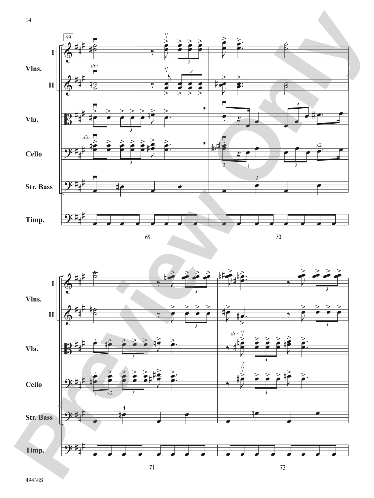 The Pines of the Appian Way: Score