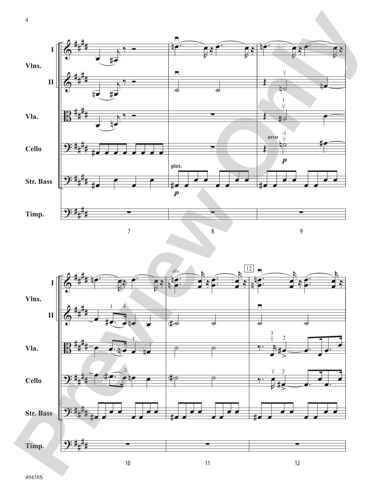 The Pines of the Appian Way: Score