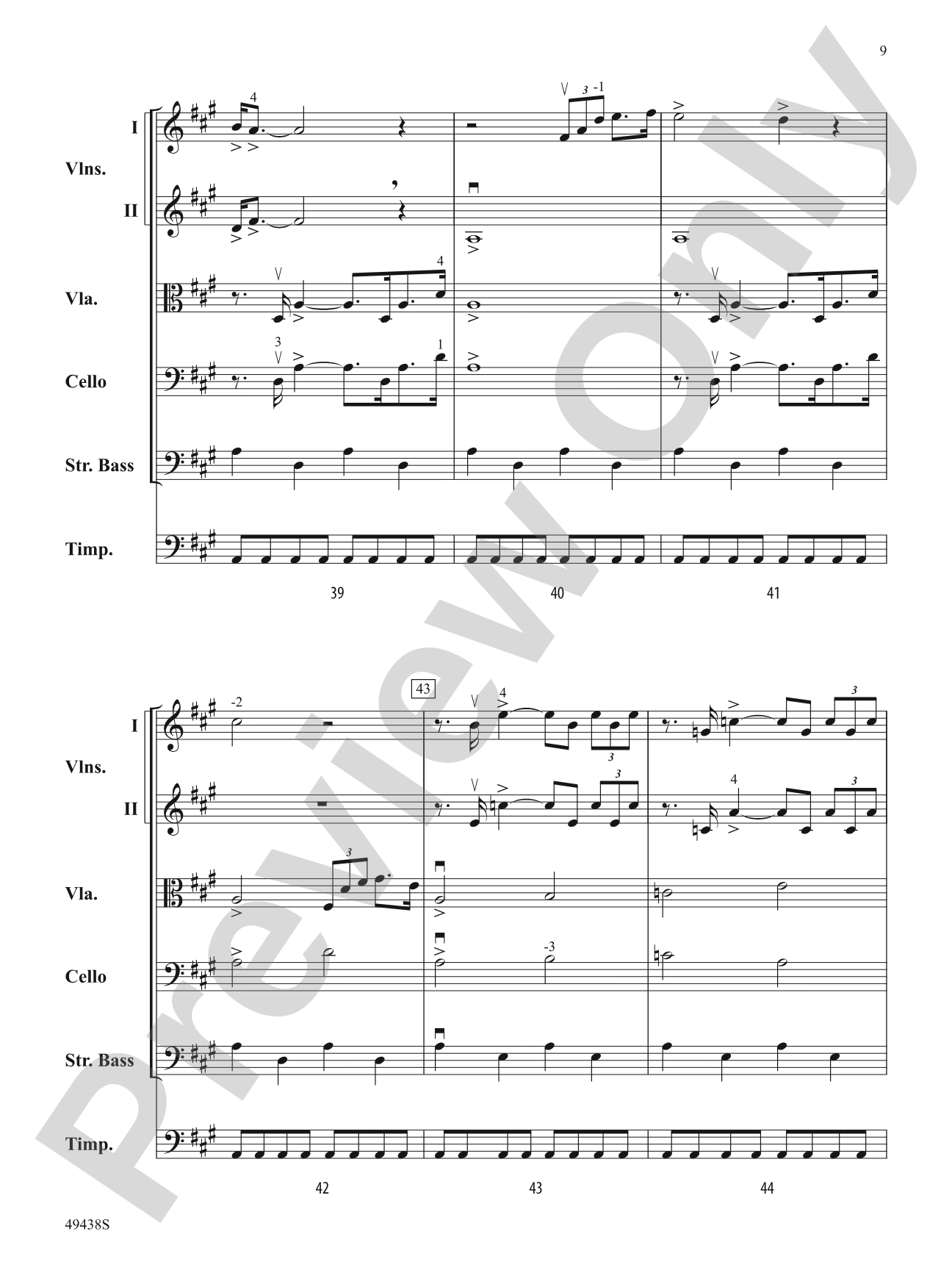 The Pines of the Appian Way: Score