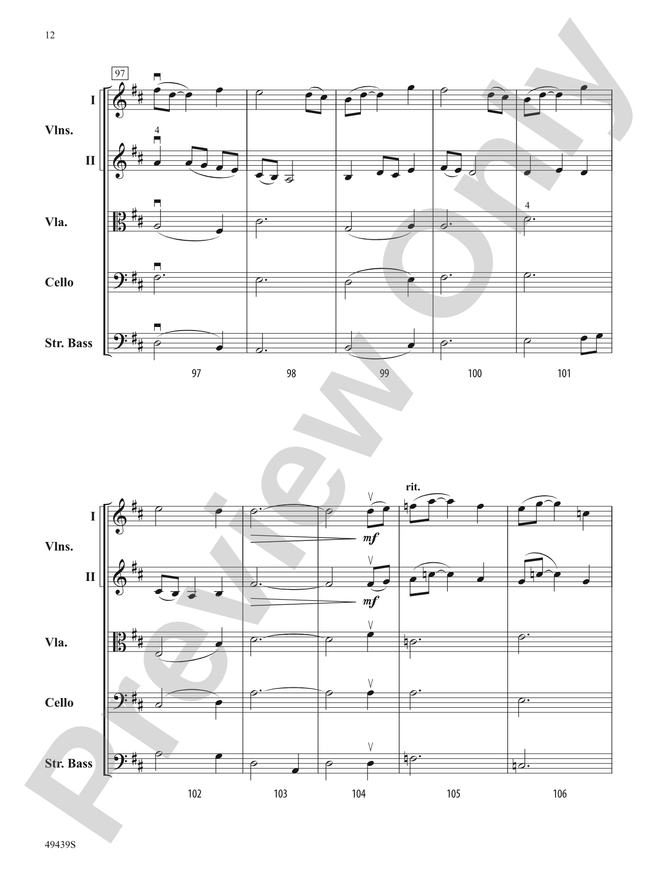 Heroes Among Us: String Orchestra Conductor Score & Parts