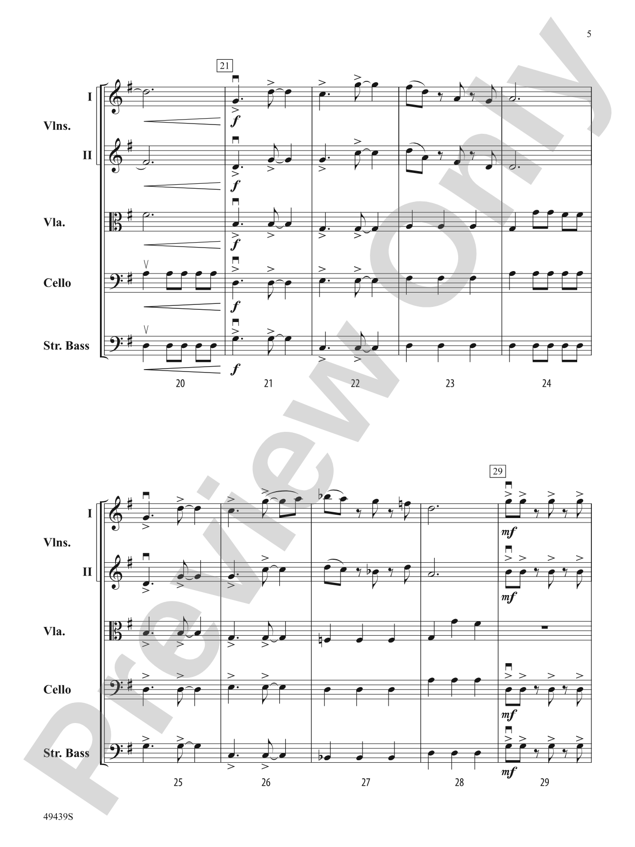 Heroes Among Us: String Orchestra Conductor Score & Parts