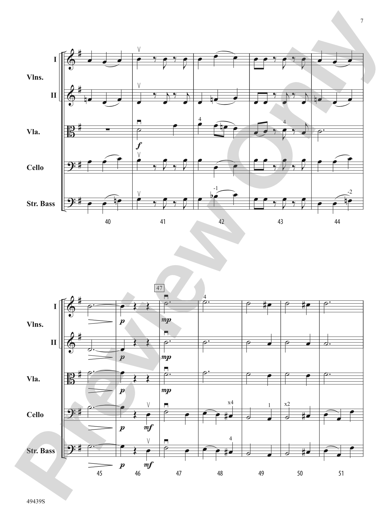 Heroes Among Us: String Orchestra Conductor Score & Parts