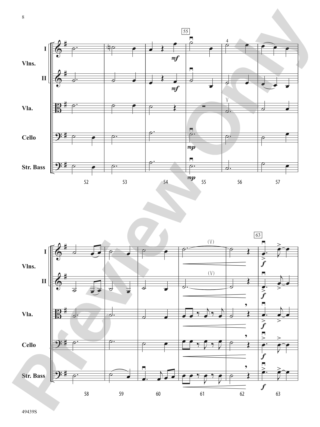 Heroes Among Us: String Orchestra Conductor Score & Parts