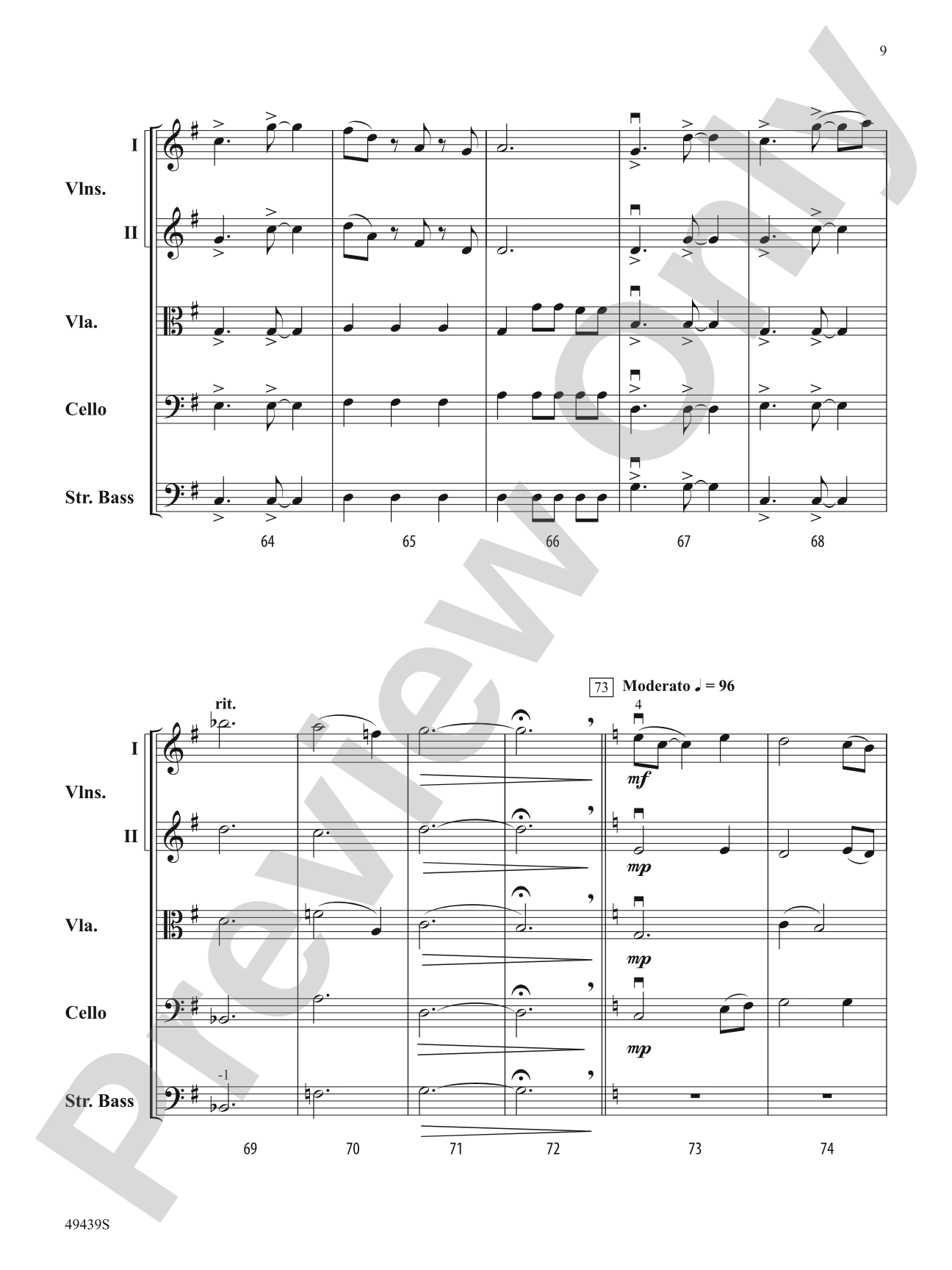 Heroes Among Us: String Orchestra Conductor Score & Parts