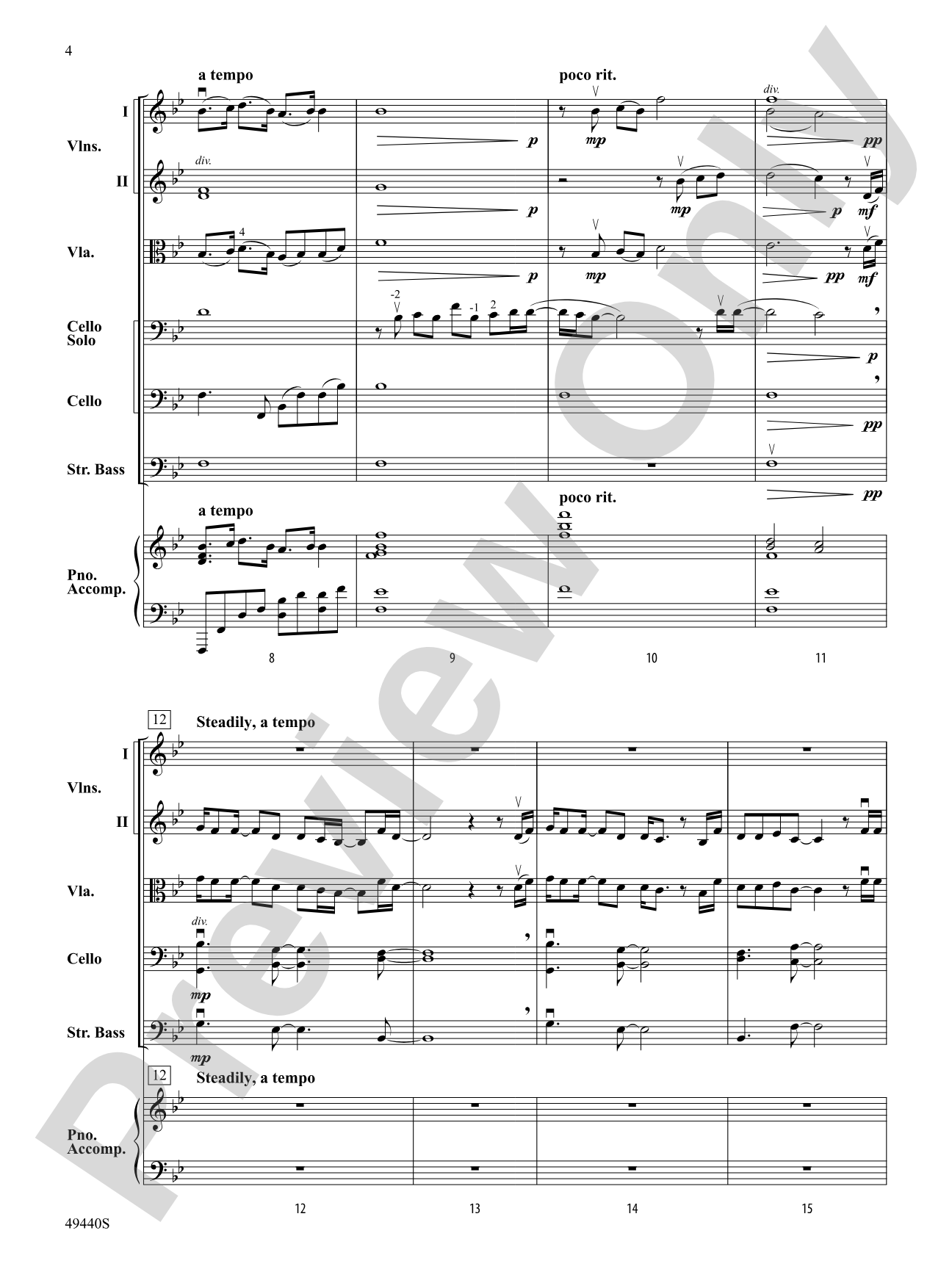 Found/Tonight: String Orchestra Conductor Score & Parts
