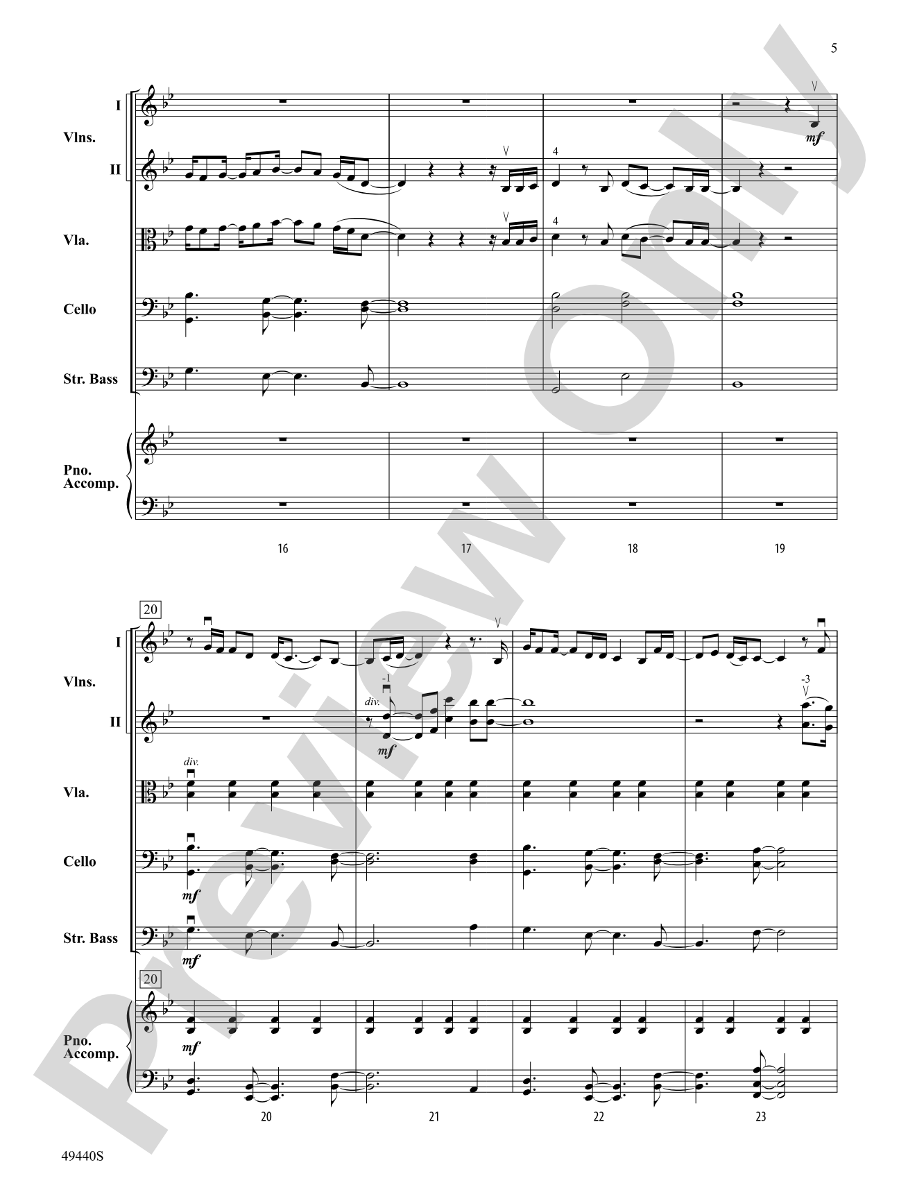 Found/Tonight: String Orchestra Conductor Score & Parts