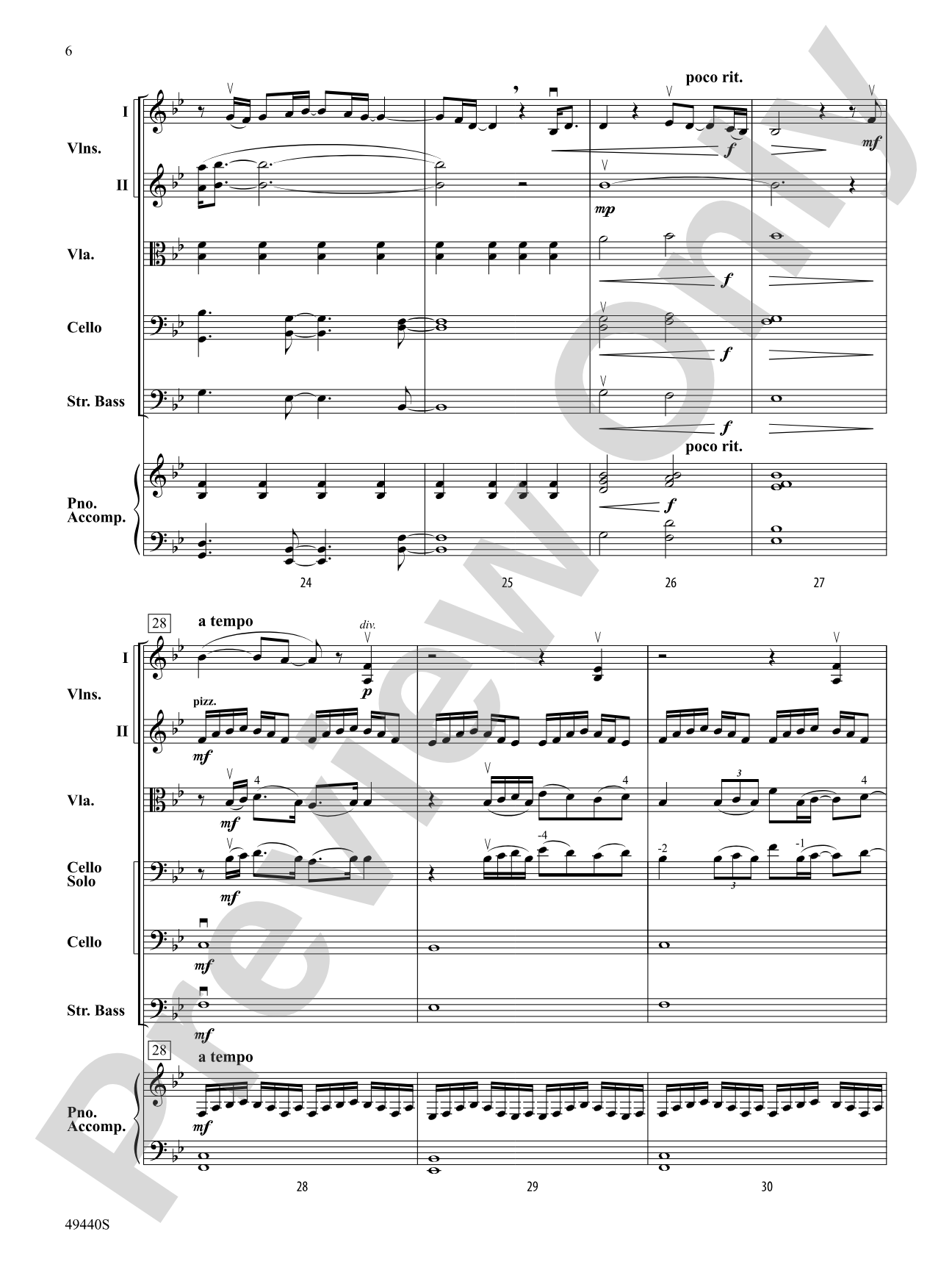 Found/Tonight: String Orchestra Conductor Score & Parts