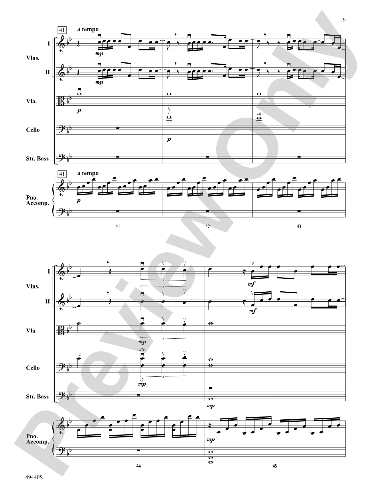 Found/Tonight: String Orchestra Conductor Score & Parts